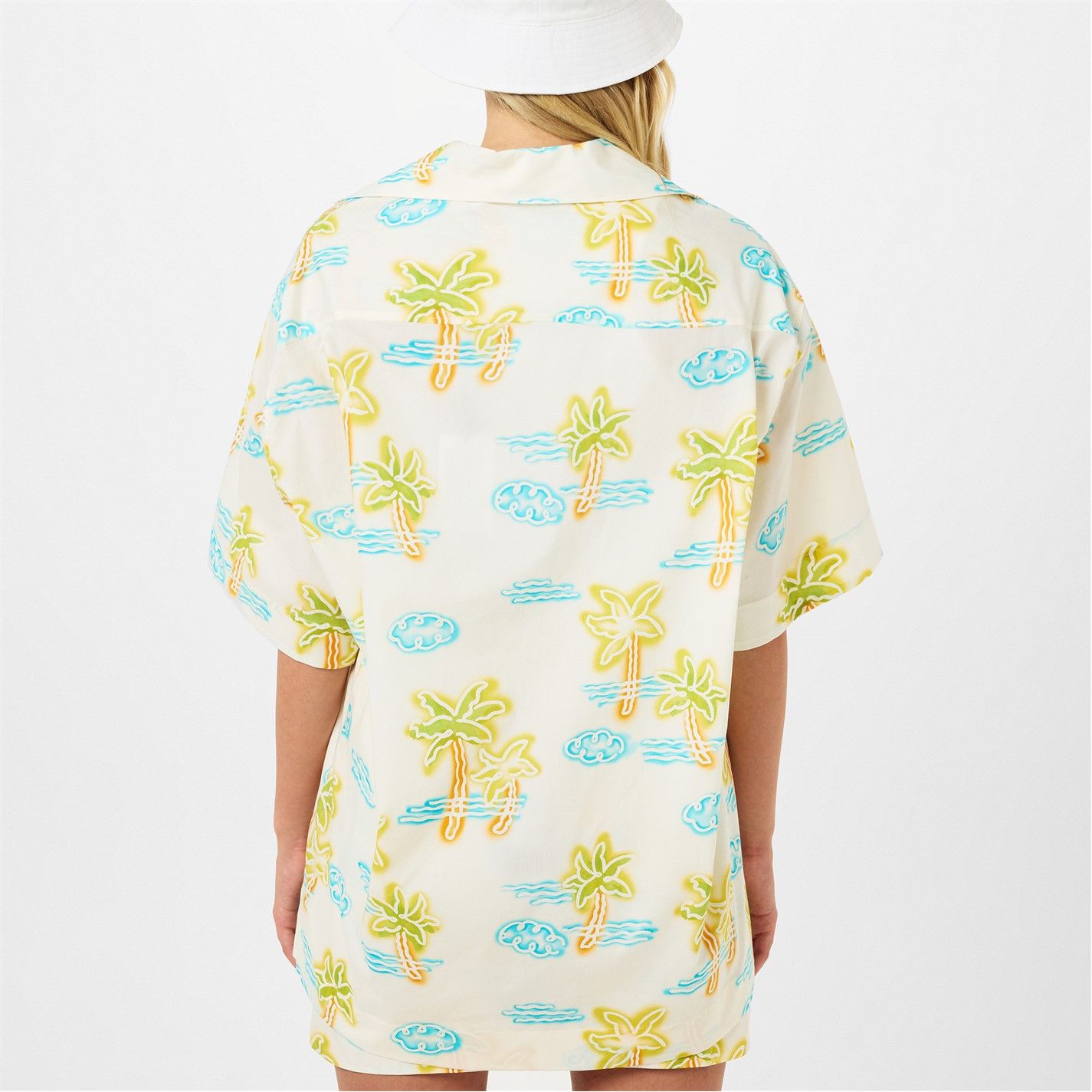 Palm Angels o1g2r1mq0325 Neon Graphic Shirt in Multicolor Size M / US 6-8 / IT 42-44 - 5 Thumbnail