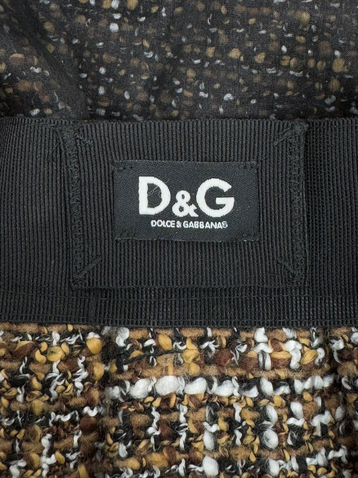 Dolce & Gabbana Dolce & Gabbana Mesh & Wool Woven Skirt size 44 Size 30" / US 8 / IT 44 - 12 Thumbnail