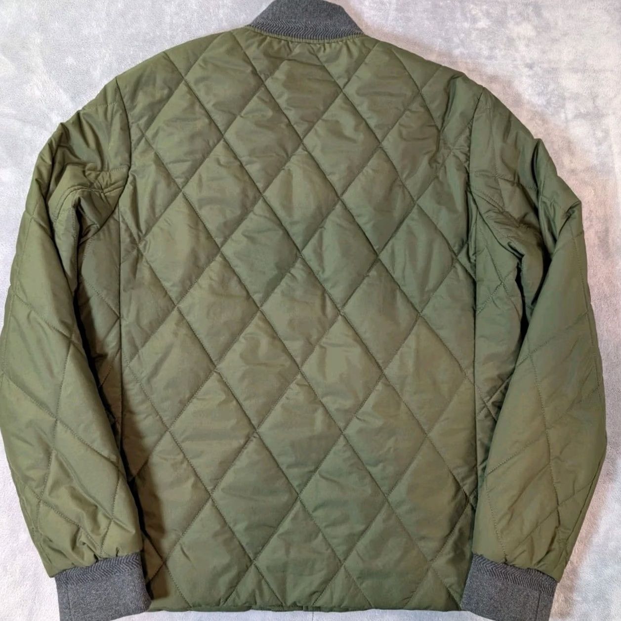 Banana Republic Banana Republic Bomber Jacket Quilted Water Resistant Green Men M Size US M / EU 48-50 / 2 - 7 Thumbnail