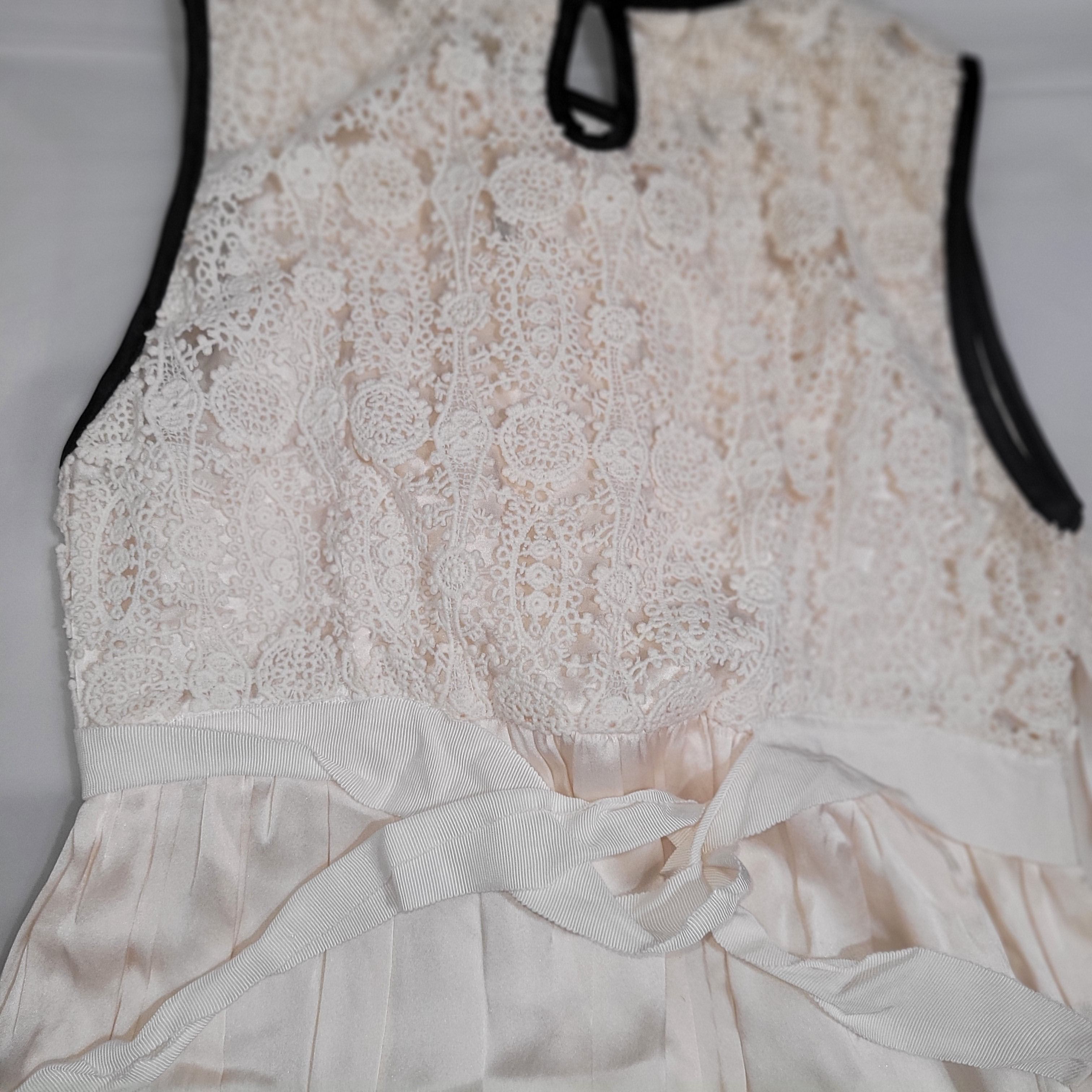 Other Women's Silk S Sleeveless Strap Slip Tank Dress Flaw SDK401 Size S / US 4 / IT 40 - 4 Thumbnail