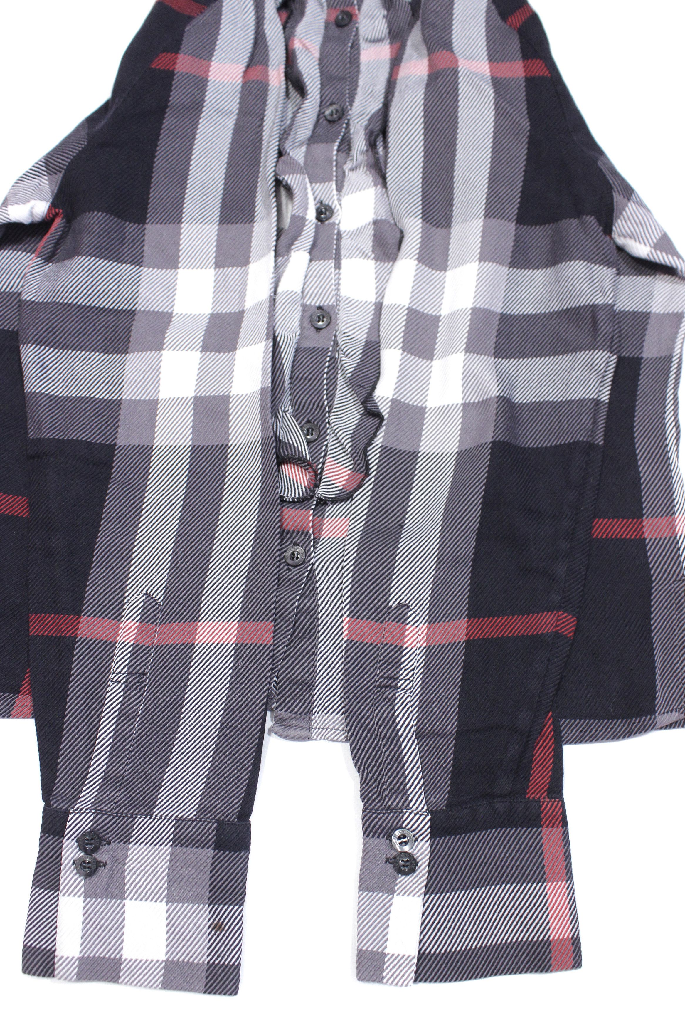 Burberry Logo Nova Check Soft Shirt Vintage Size S / US 4 / IT 40 - 5 Thumbnail