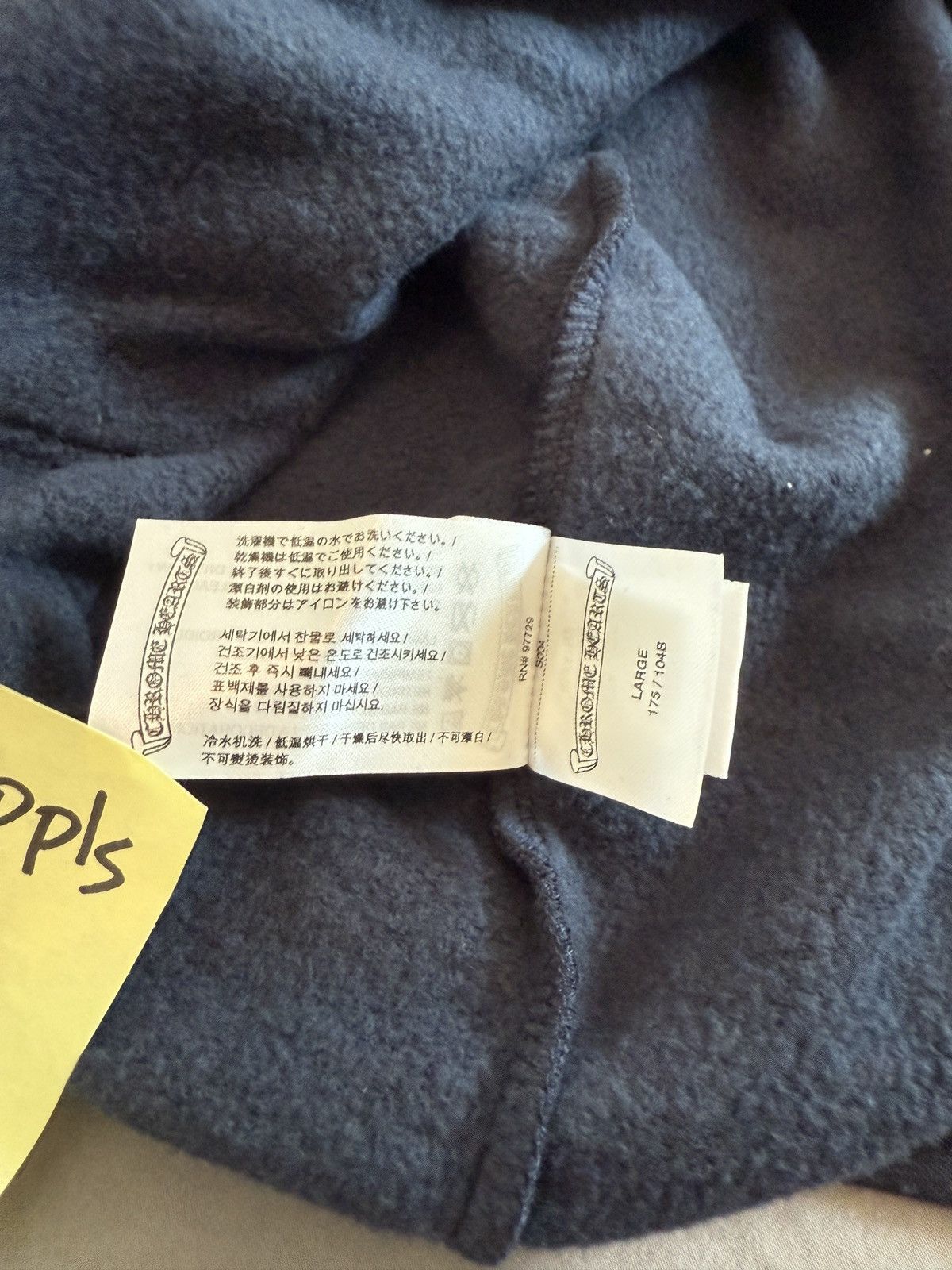 Chrome Hearts Chrome Hearts Blue Hoodie Size US L / EU 52-54 / 3 - 12 Thumbnail