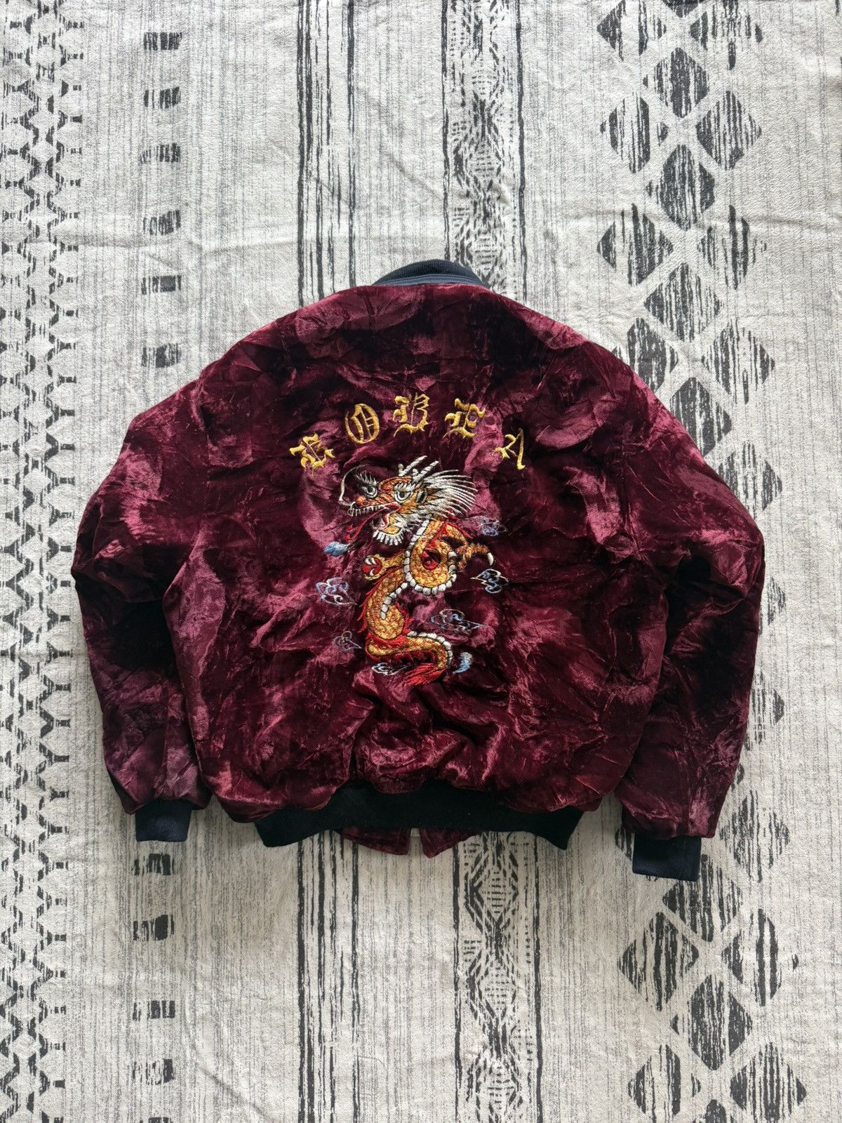 Japanese Brand 1970 Korea Velvet Souvenir Jacket Size US M / EU 48-50 / 2 - 2 Thumbnail