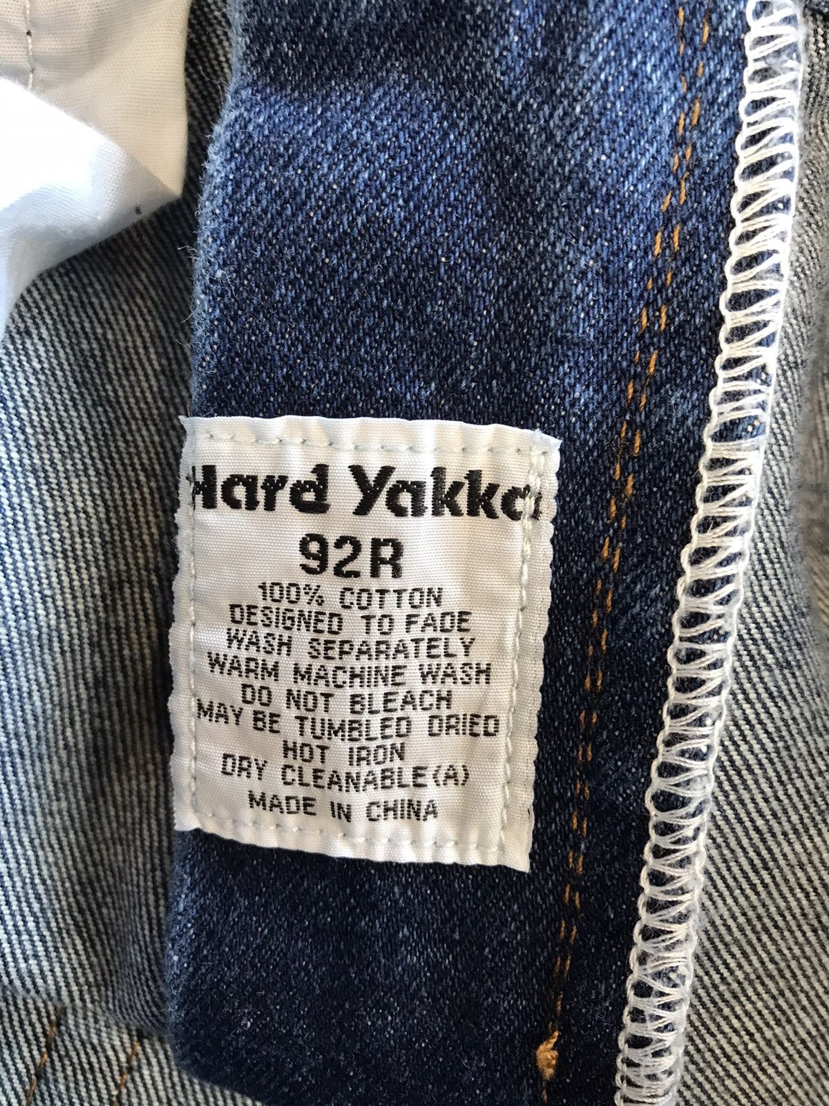 Vintage Y2K vintage hard yaaka knee strip denim Size US 36 / EU 52 - 6 Thumbnail