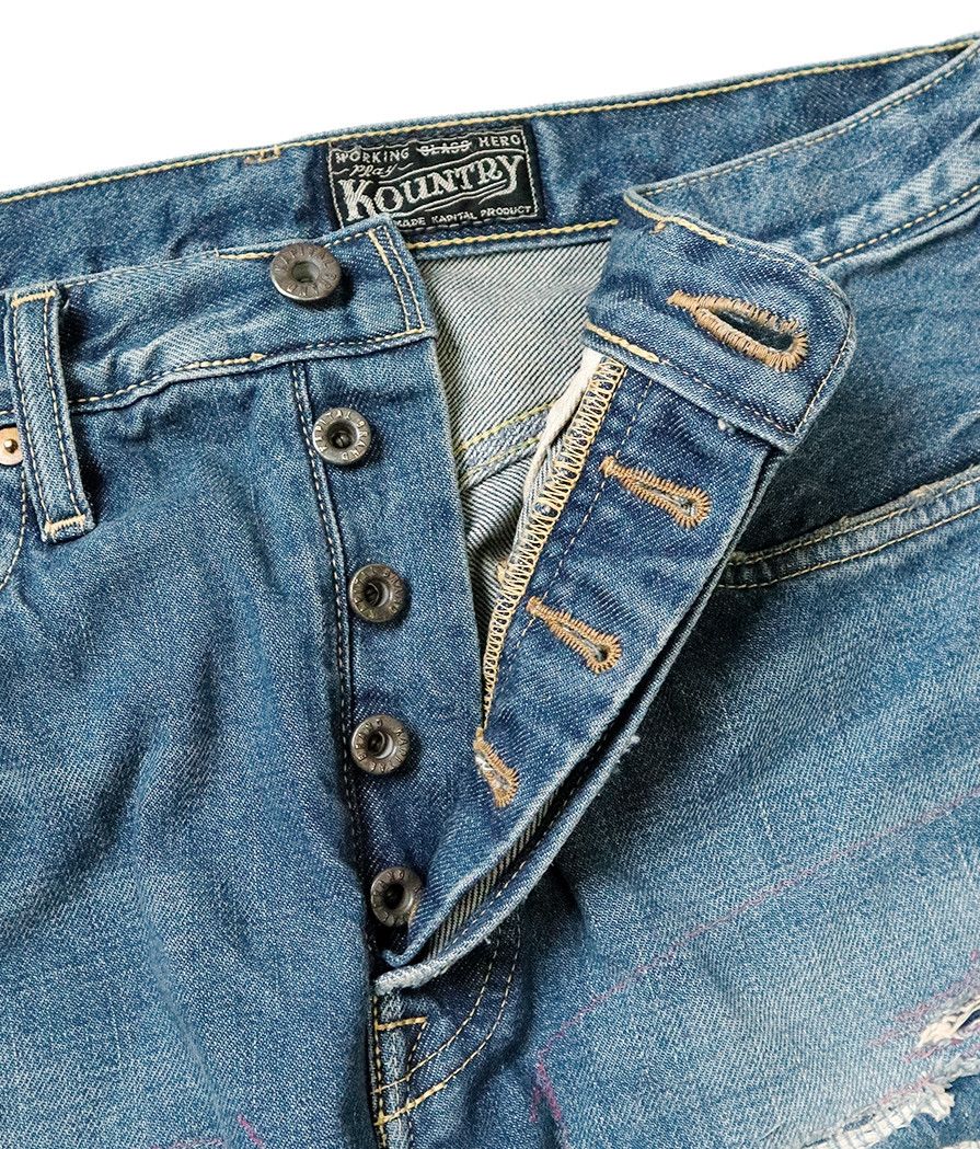 Kapital KAPITAL 14oz Denim 5P pants monkey cisco Dixie Remake new 32 Size US 32 / EU 48 - 3 Thumbnail