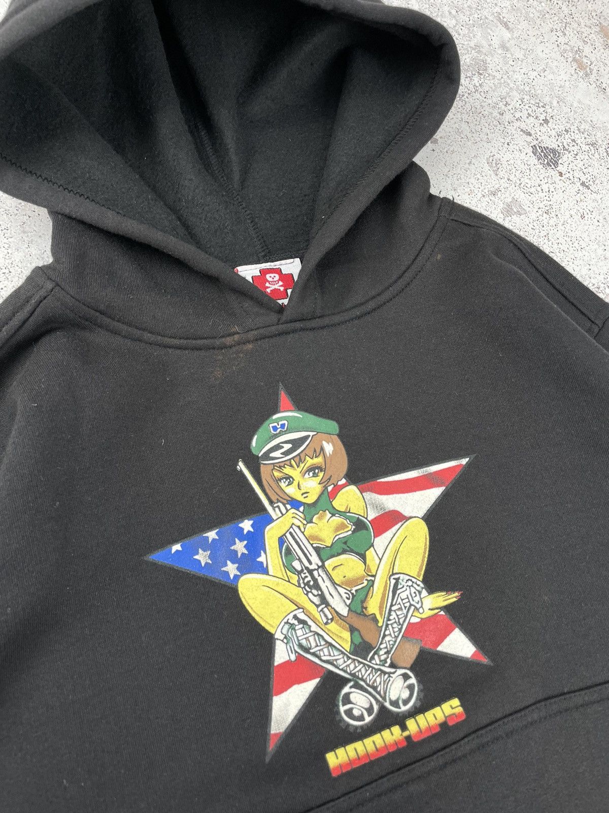Hook-Ups × Vintage Vintage Hook-Ups Logo Hoodie Black Size US S / EU 44-46 / 1 - 6 Thumbnail