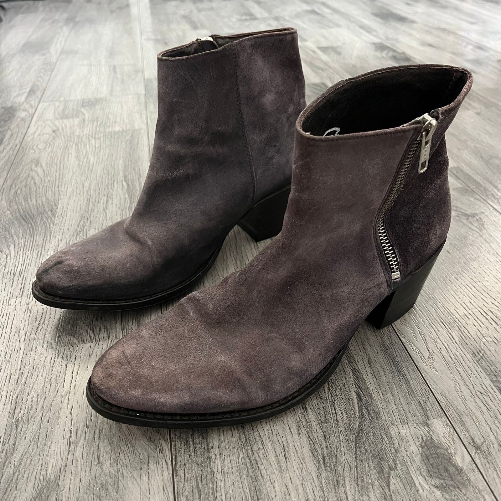 Sendra Sendra Suede Ankle Leather Boots Made in Spain Size US 8.5 / IT 38.5 - 6 Thumbnail