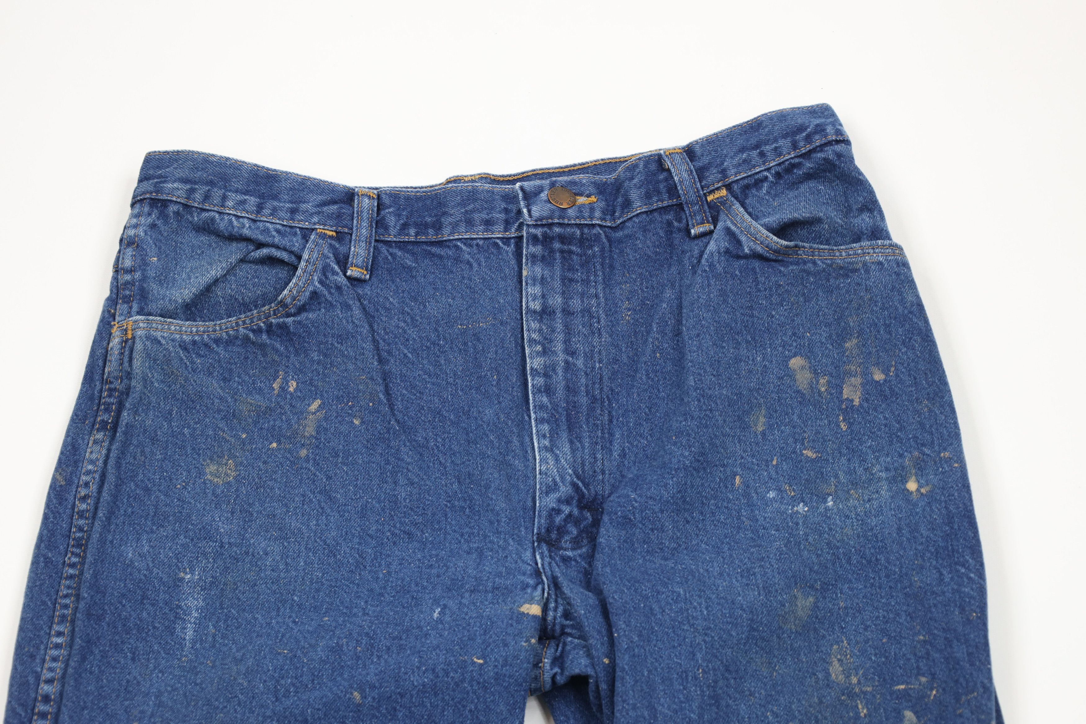 Vintage Vintage 70s 80s Streetwear Straight Leg Denim Jeans Blue USA Size US 34 / EU 50 - 2 Thumbnail