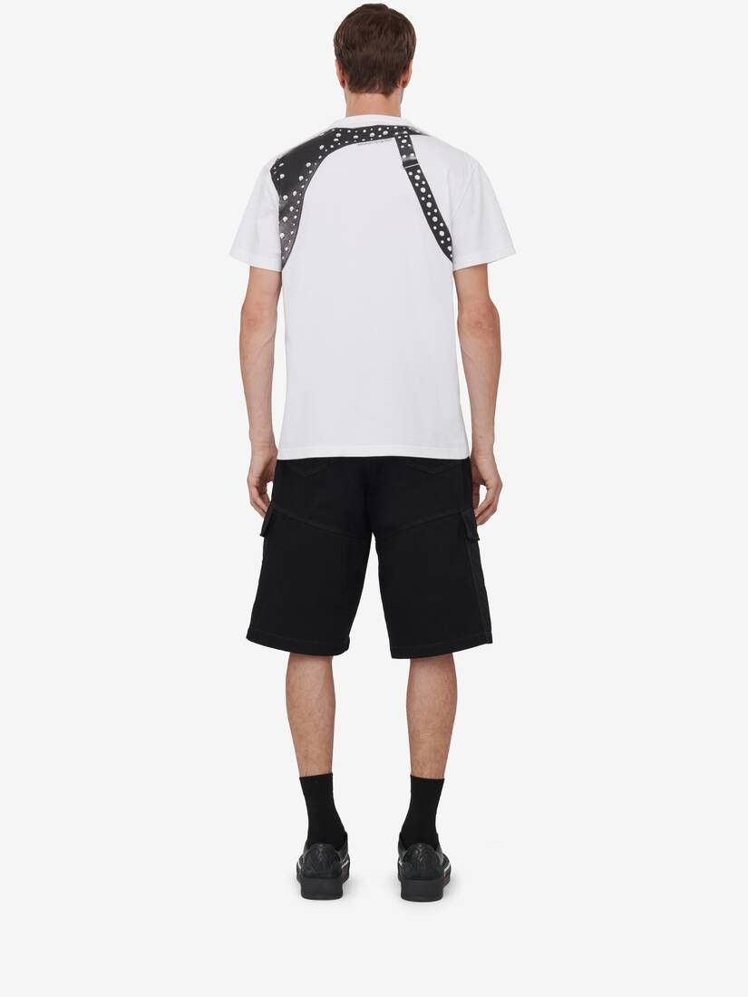 Alexander McQueen ALEXANDER MCQUEEN white Stud Harness t-shirt Medium q Size US M / EU 48-50 / 2 - 3 Thumbnail
