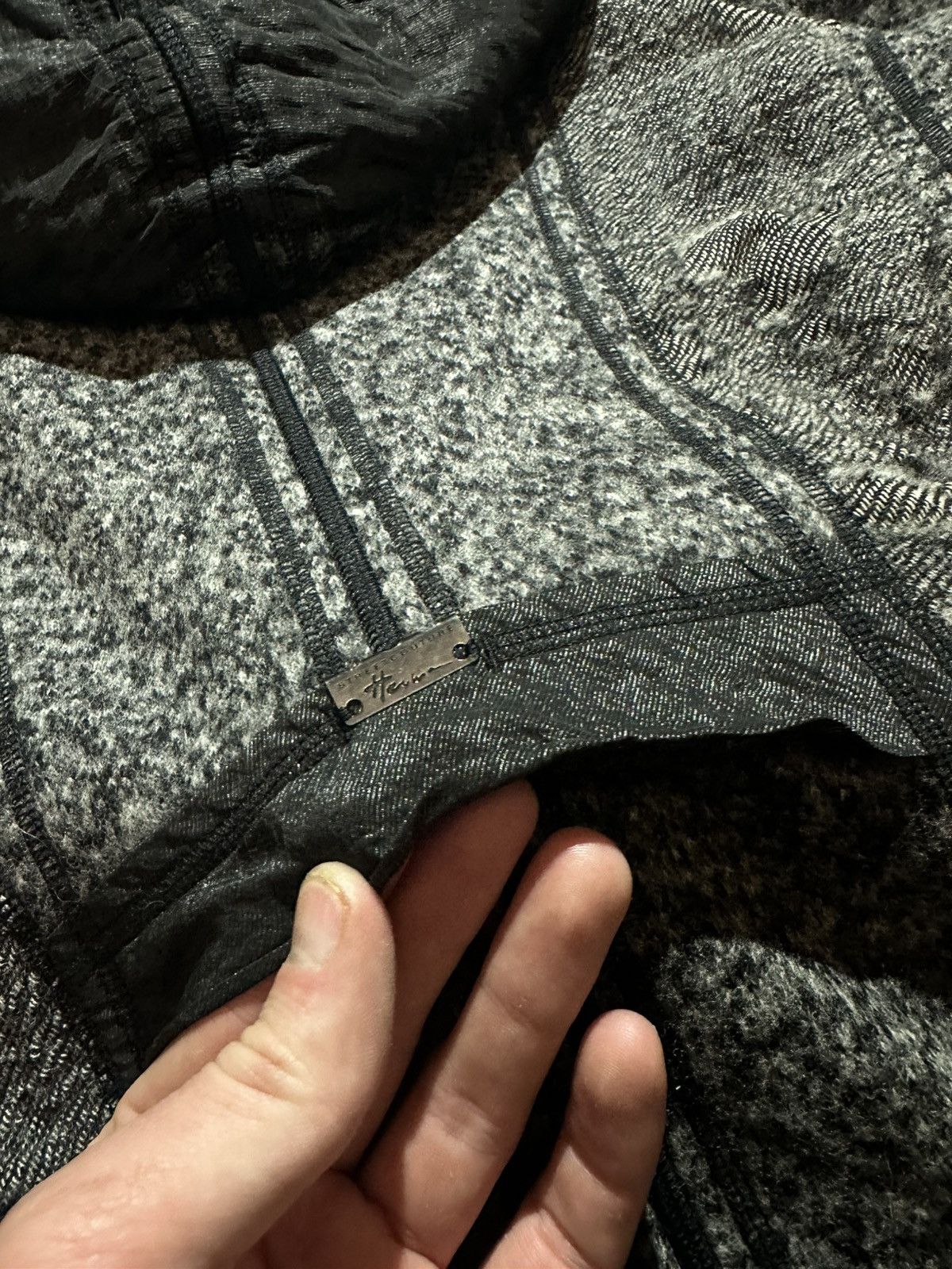 Other Beate Heymann Streetcouture Wool Jackets Textured Hooded Size L / US 10 / IT 46 - 23 Thumbnail