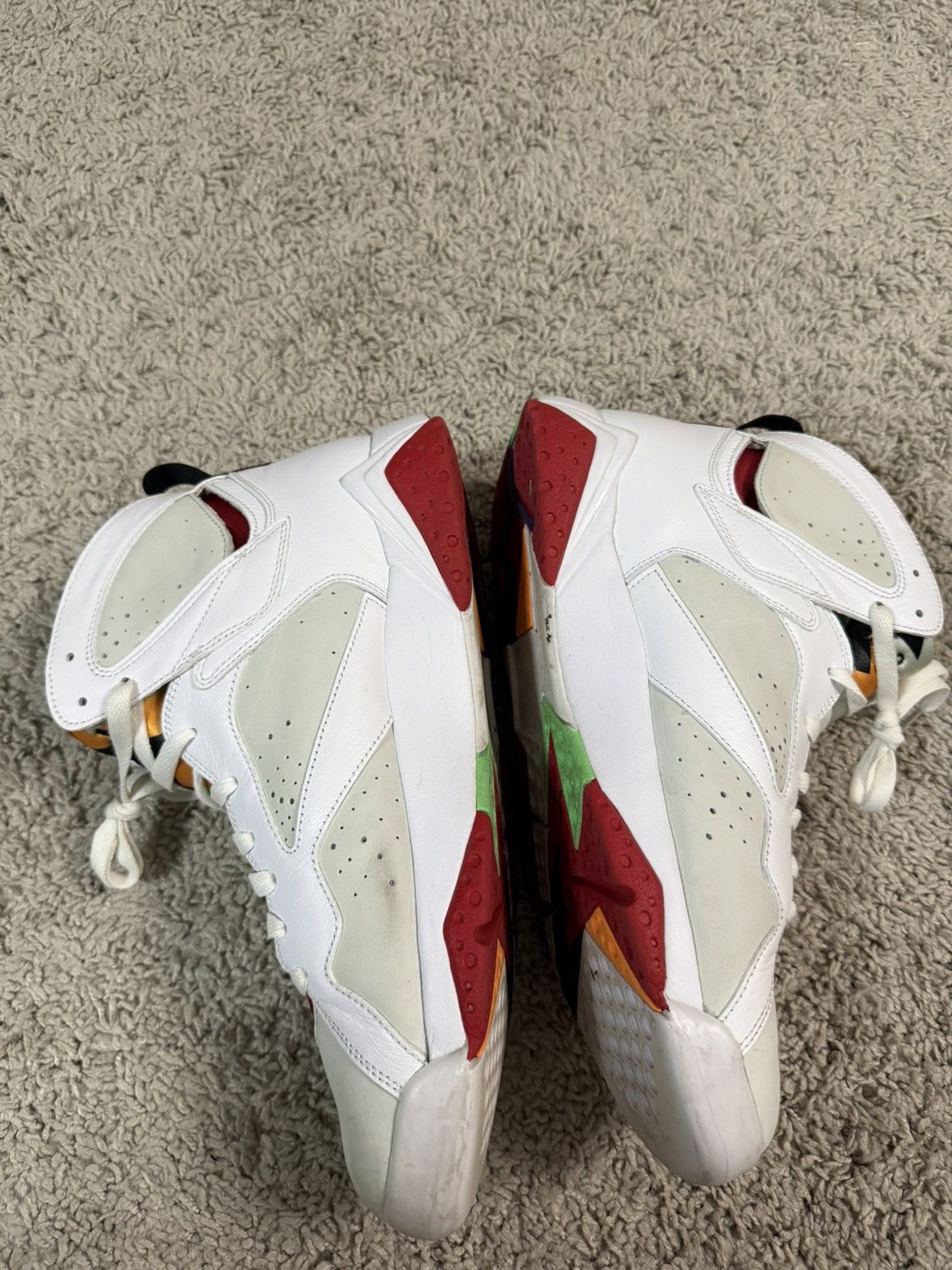 Jordan Brand Air Jordan Retro 7 Hare 2015 Size US 11.5 / EU 44-45 - 12 Thumbnail