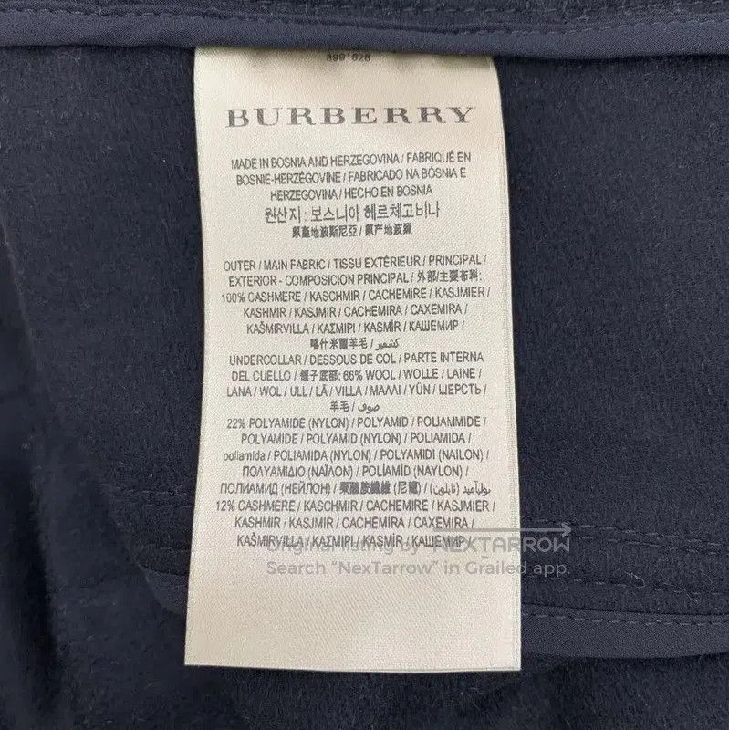 Burberry Burberry Black Cashmere Trench Coat for Women. Size XS / US 0-2 / IT 36-38 - 6 Thumbnail