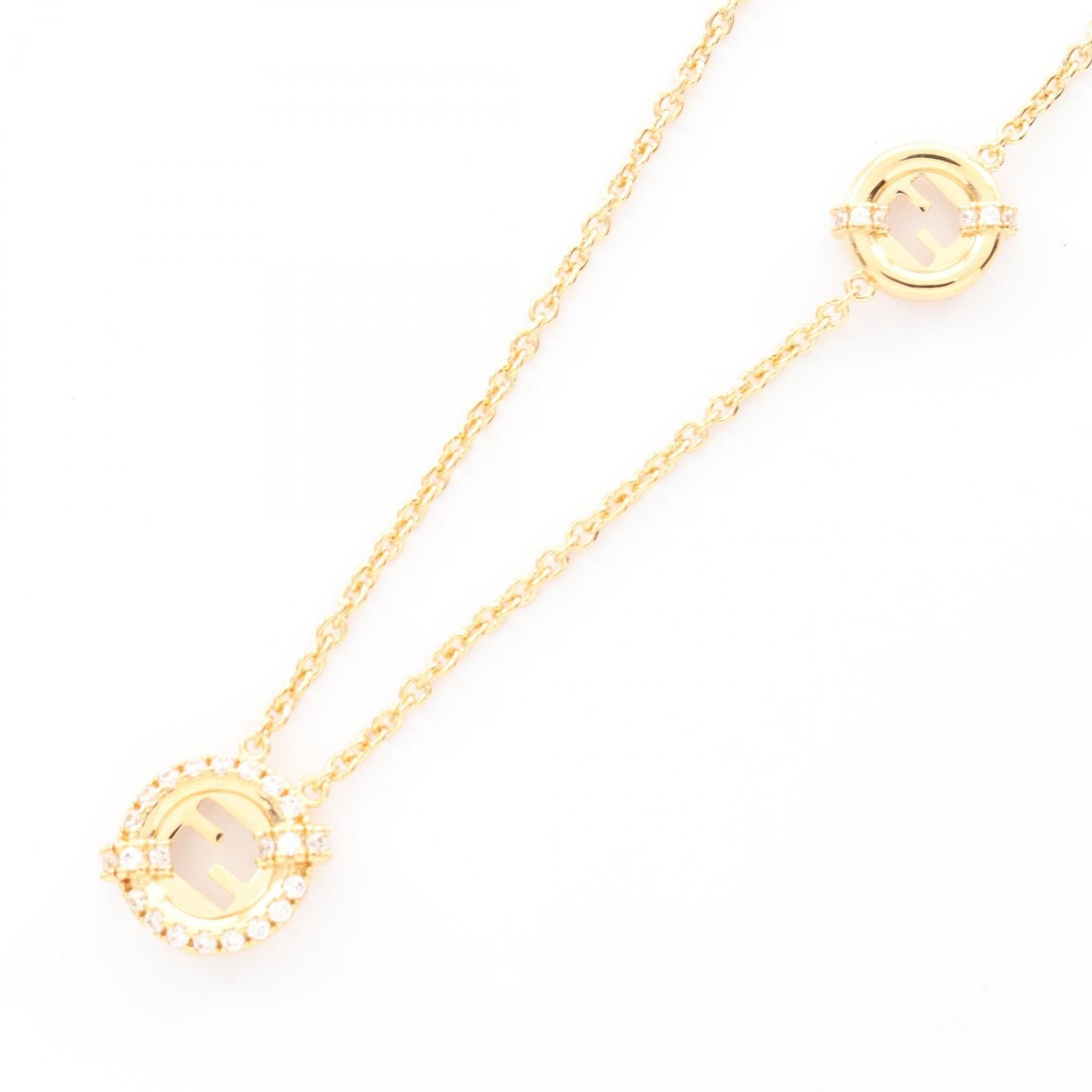 Fendi Fendi Fendi Everround Fendi Necklace Metal Necklace 8AL090ATEPF089U DUTY FREE for USA Size ONE SIZE - 1 Thumbnail
