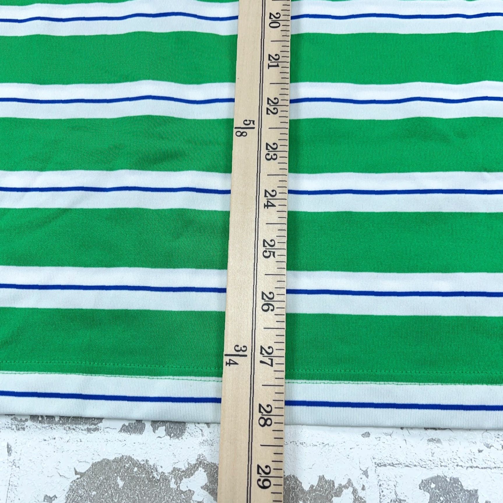 Under Armour Under Armour Polo Shirt Men XL Green Striped Performance Quick Dry Golf A54 Size US XL / EU 56 / 4 - 7 Thumbnail