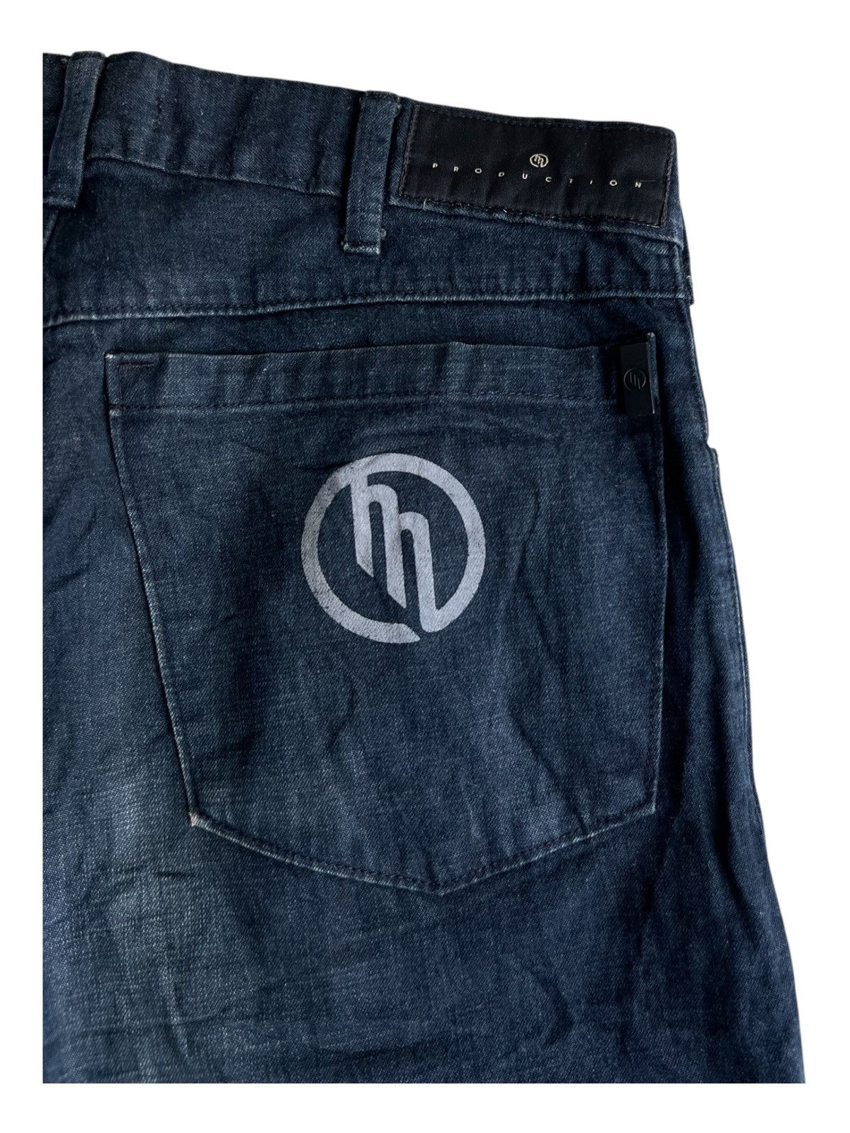C.P. Company × Massimo Osti × Stone Island Vintage 1980s Massimo Osti ™️ Logo Baggy Denim Jeans Archive Size US 29 - 4 Thumbnail