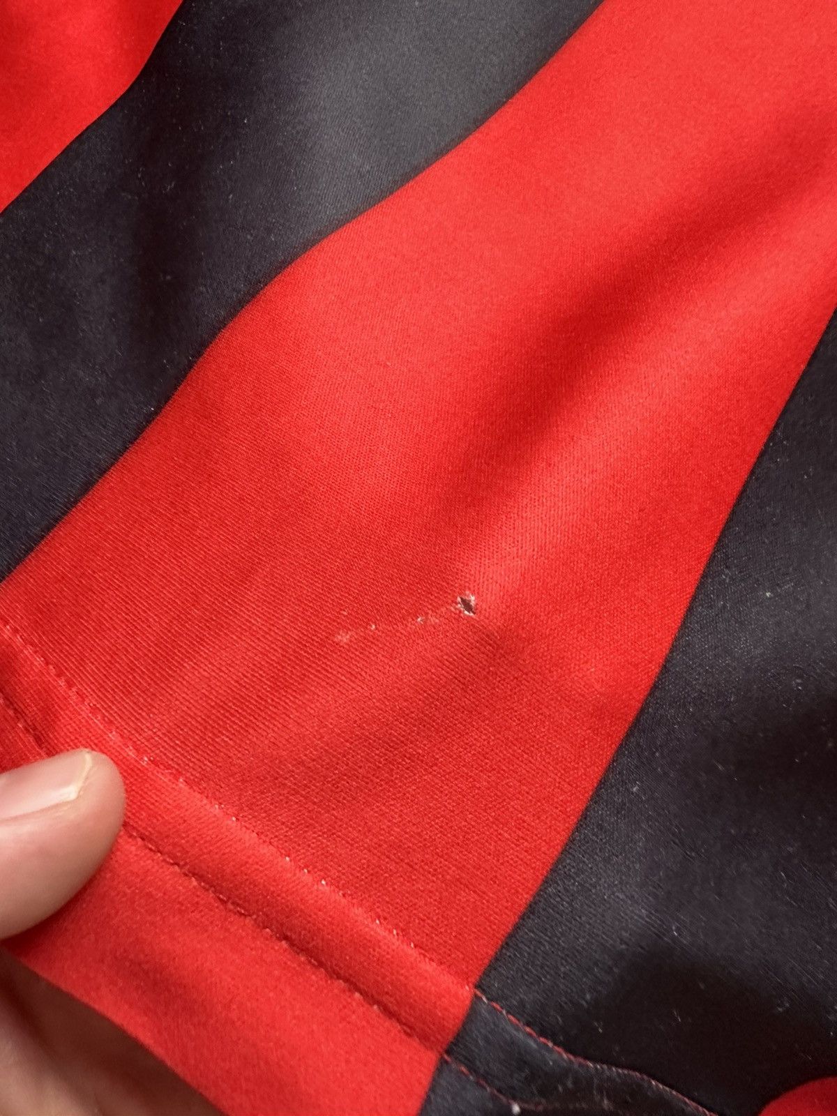 Vintage Vintage rare AC Milan 7 Shevchenko tee striped size XL Opel Size US XL / EU 56 / 4 - 5 Thumbnail