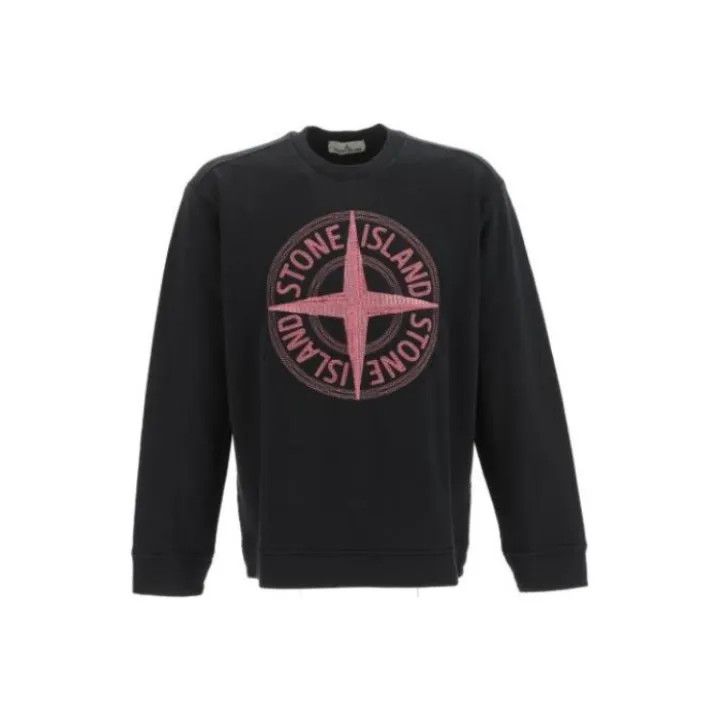 Stone Island Stone Island Black Graphic Long Sleeve Sweatshirt Size US XXL / EU 58 / 5 - 1 Thumbnail