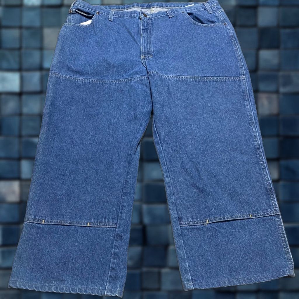 Dickies Dickies Jeans 44x30 Blue Denim Medium Wash High Rise Regular Fit 5-Pocket Men's Pants Size US 44 / EU 60 - 1 Thumbnail