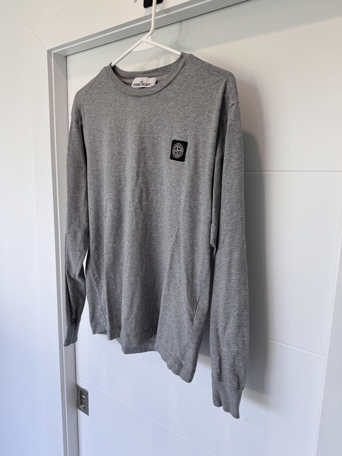 Stone Island Stone Island Mens Gray Patch ProgramLS Tee Size M (fits S) Size US M / EU 48-50 / 2 - 3 Thumbnail