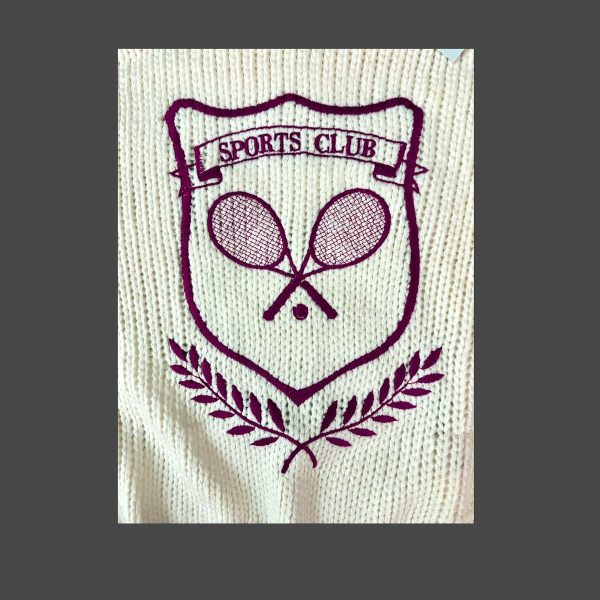 Other BaeVely Women’s Cream Rust Knit Tennis Sweater Sz L Size L / US 10 / IT 46 - 13 Thumbnail