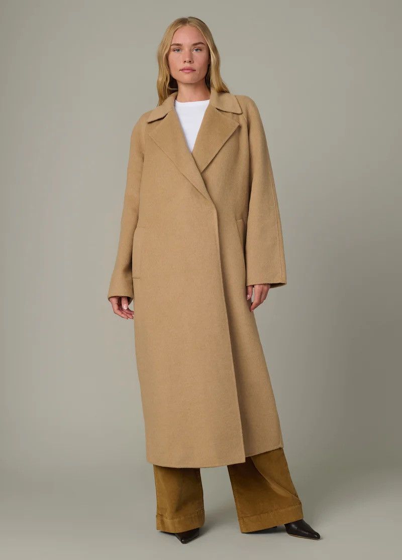 DKNY DKNY Camel Colored Long Coat (192) Size S / US 4 / IT 40 - 1 Thumbnail