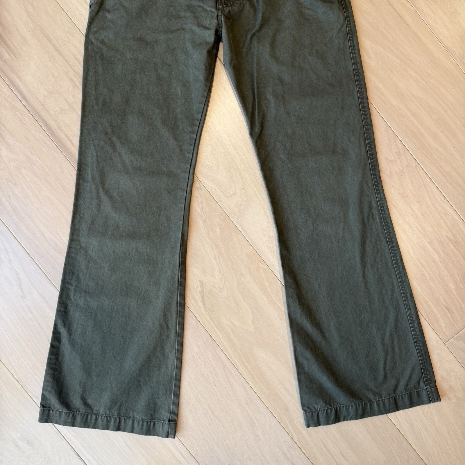 Diesel × Vintage Vintage Diesel Flare Pants Green Military Trousers Outdoors Size US 32 / EU 48 - 4 Thumbnail