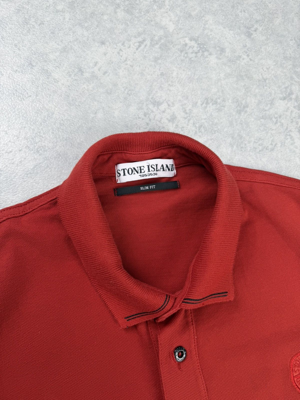 Stone Island Stone Island Coral Polo Shirt Slim Fit Size L 100% Cotton Size US L / EU 52-54 / 3 - 4 Thumbnail