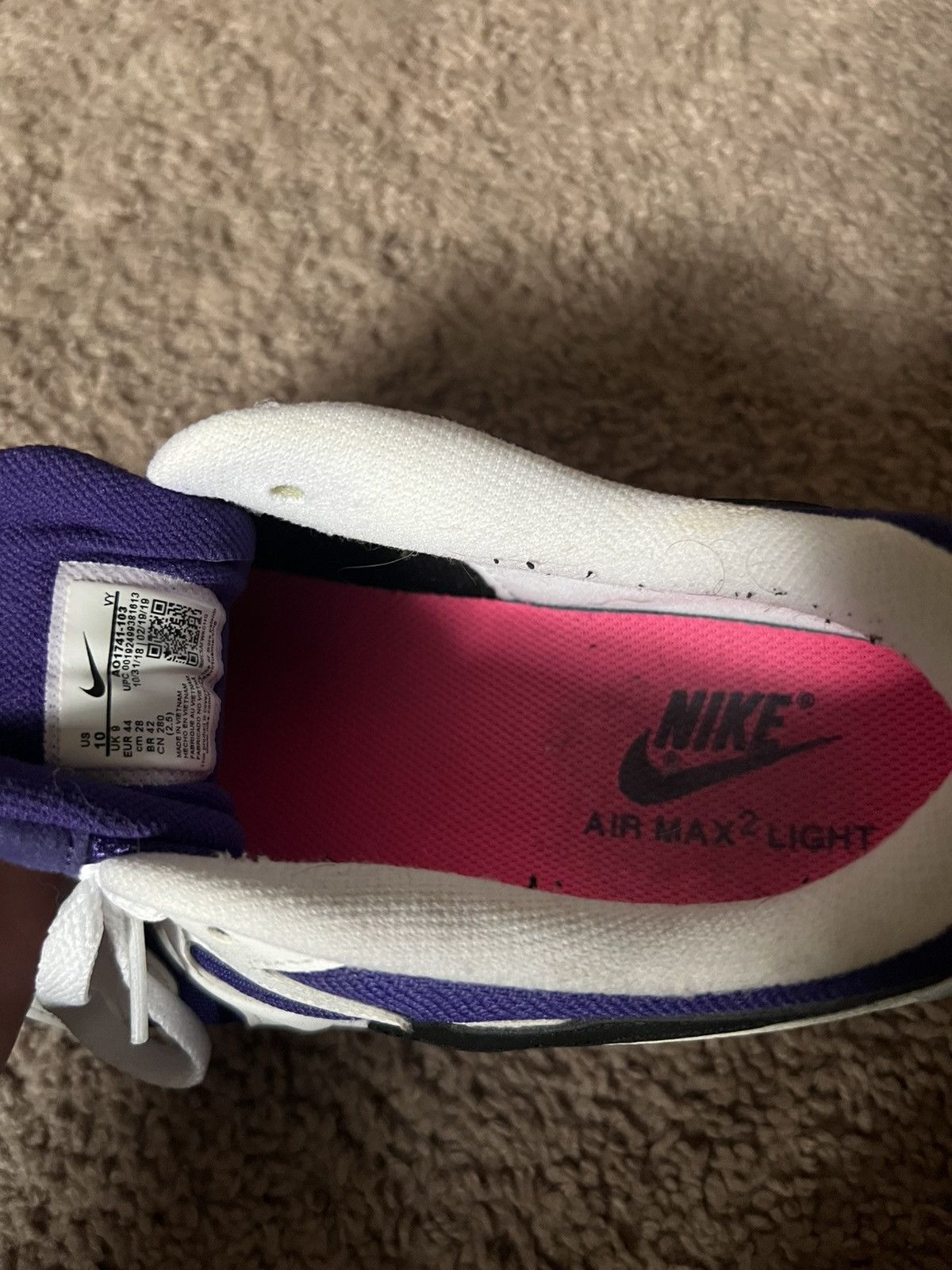 Nike Nike Air Max 2 Light OG Size US 10 / EU 43 - 5 Thumbnail