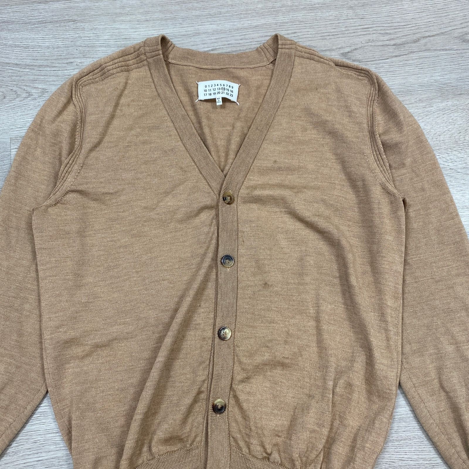 Designer × Maison Margiela Maison Martin Margiela Wool Button Cardigan Men's 14 Preppy Size US L / EU 52-54 / 3 - 2 Thumbnail