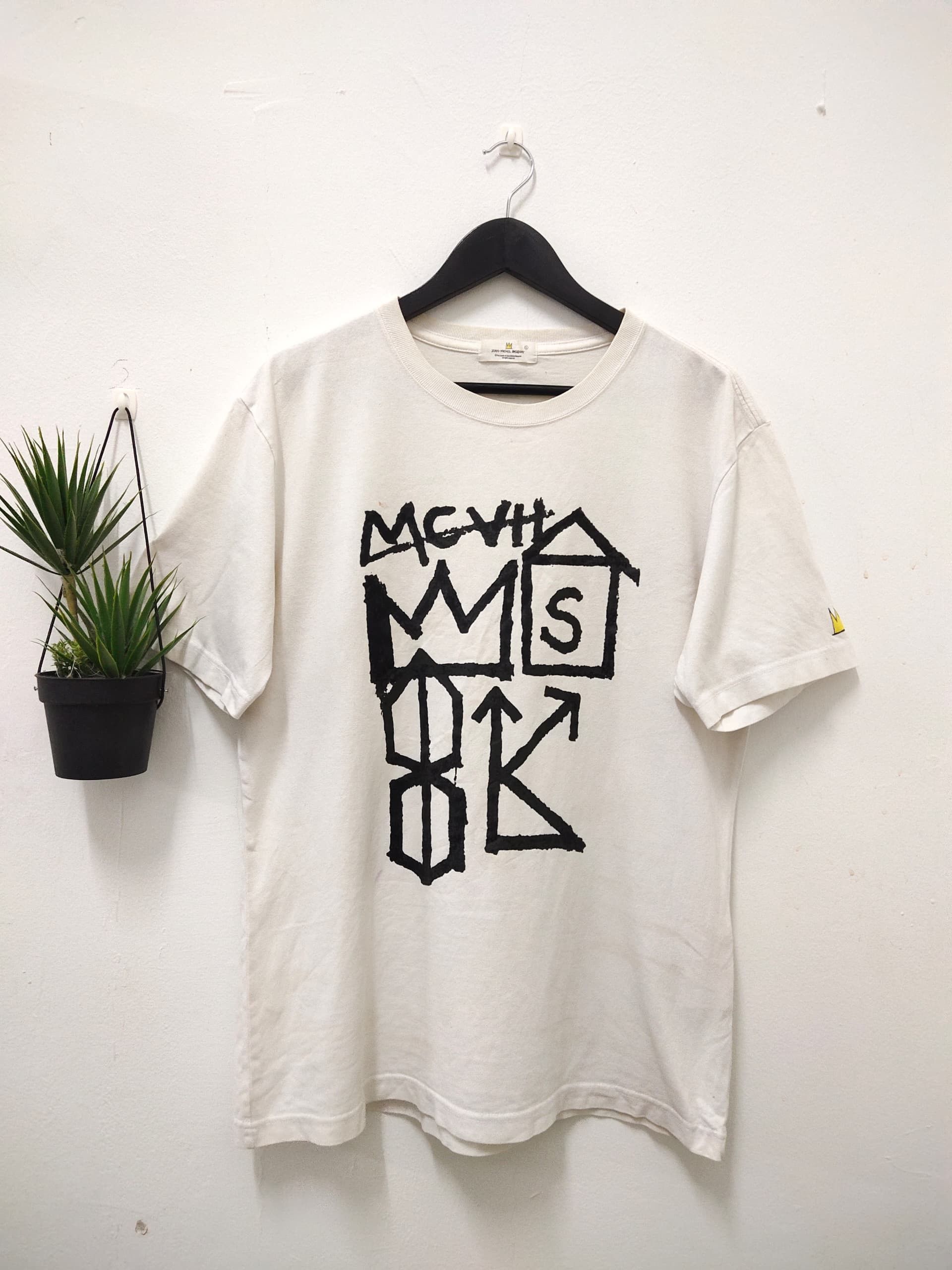 Jean-Michel Basquiat Vintage Jean Michel Basquiat art t shirt Size US L / EU 52-54 / 3 - 1 Thumbnail