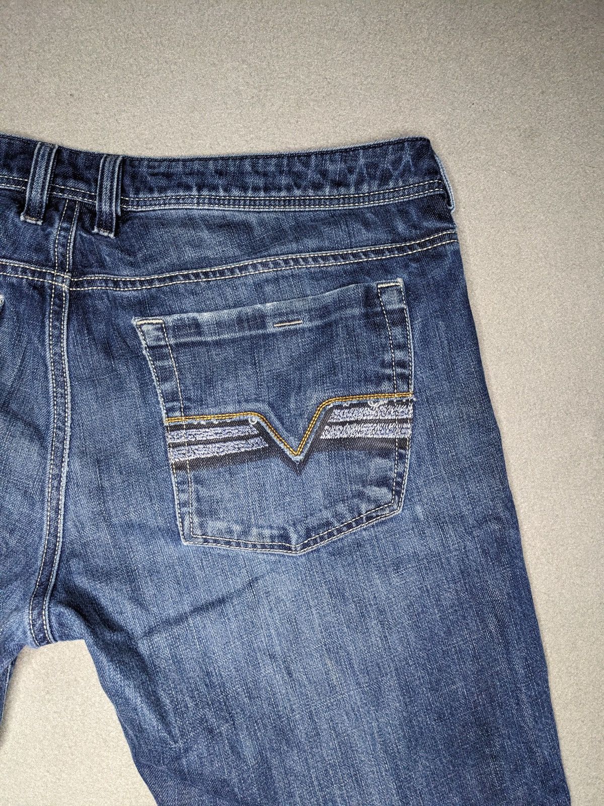 Diesel VTG Diesel Zatiny Denim 38x28 Bootcut Flare Jeans Size US 38 / EU 54 - 3 Thumbnail