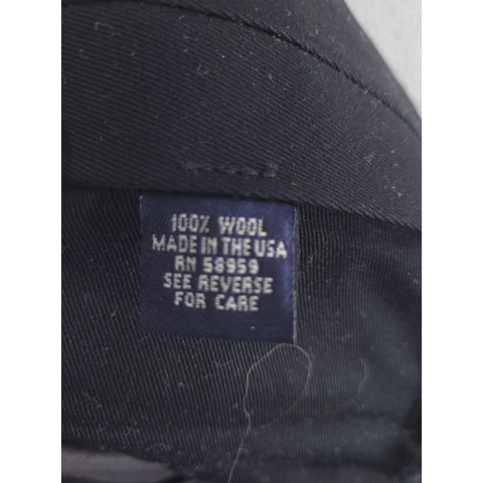 Vintage Unbranded 100% Wool Dress Pants Mens 36x30 Black Pleated Wool Dress Pants Mens 36 Black Size US 36 / EU 52 - 5 Thumbnail