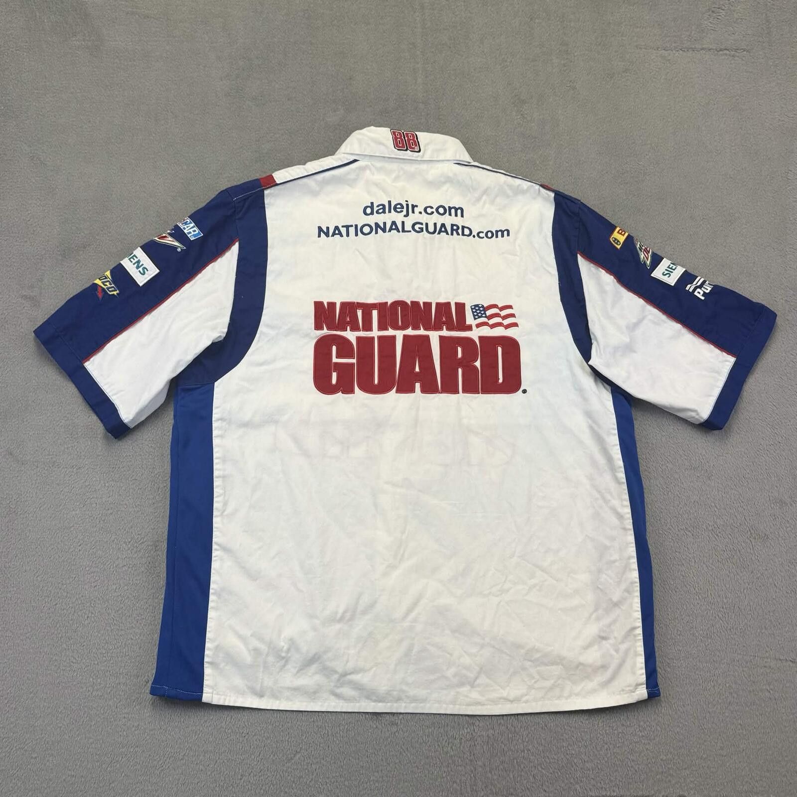 Other Dale Earnhardt Jr. / JR Nation NASCAR Button Up Pit Crew Size US XL / EU 56 / 4 - 2 Thumbnail