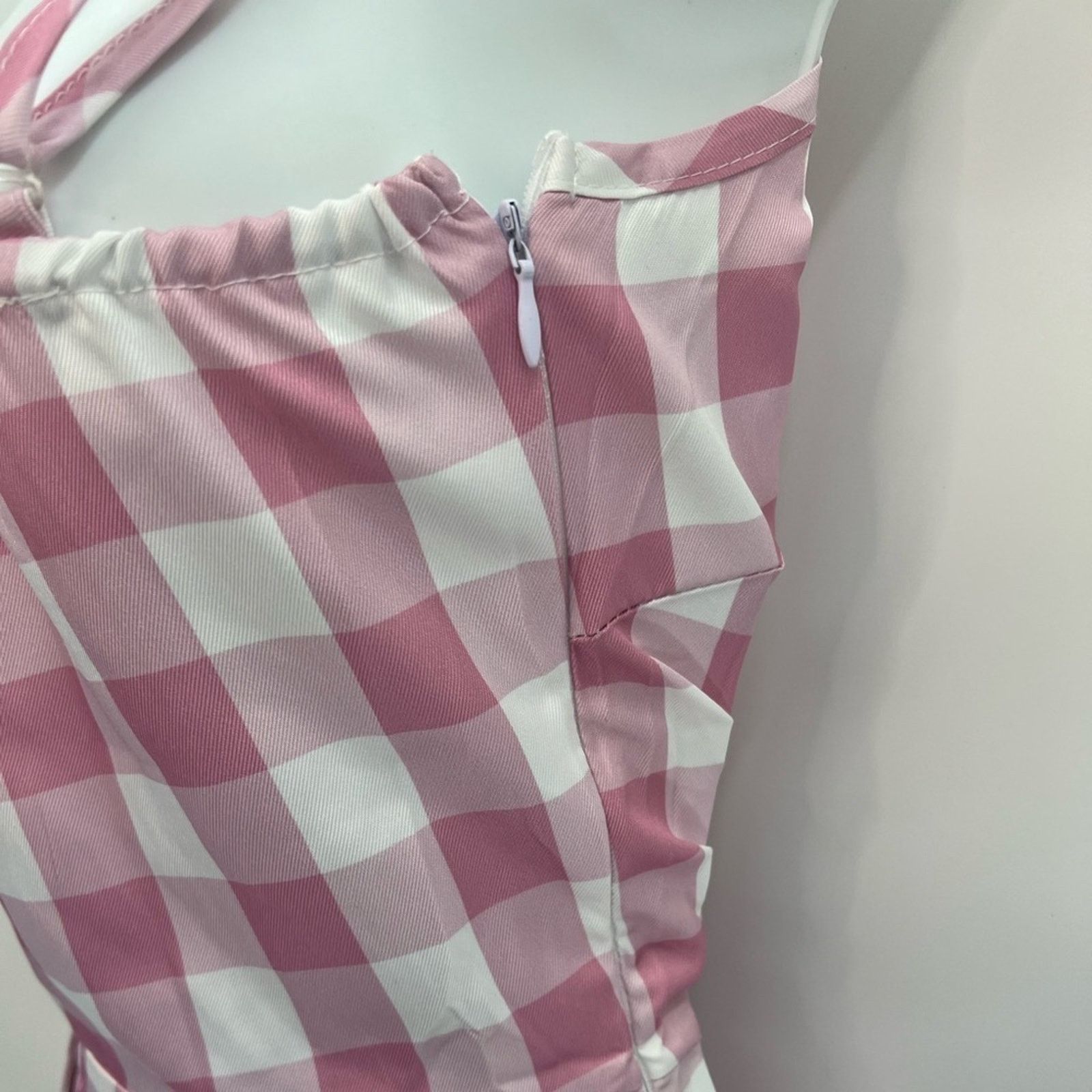 & Other Stories - Retro Pearls Barbie Gingham Dress - Size 2XL, NWOT Size XXL / US 16-18 / IT 52-54 - 5 Thumbnail