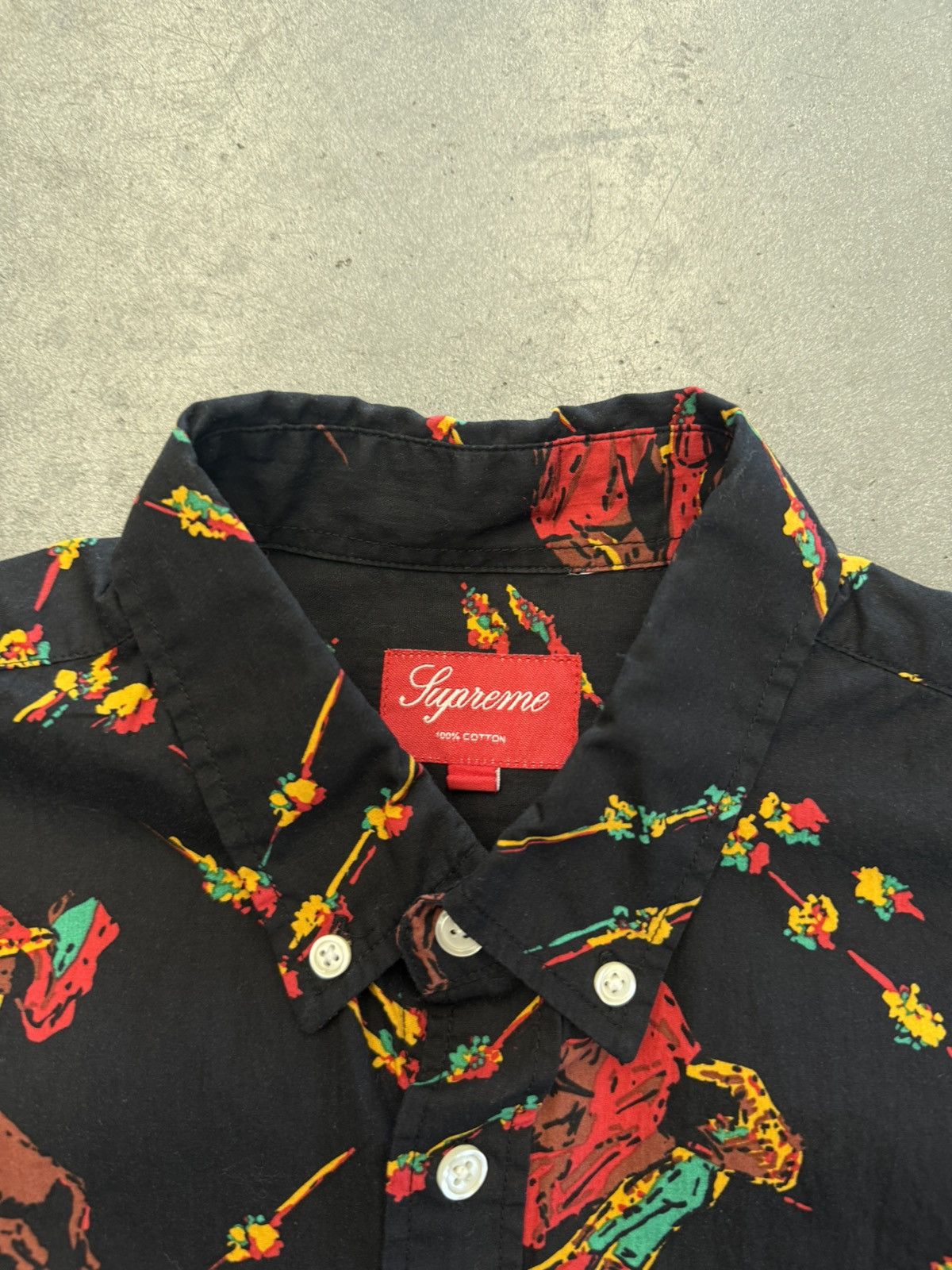 Supreme SS13 Supreme Matador Short Sleeve Button Up Shirt Size US M / EU 48-50 / 2 - 5 Thumbnail
