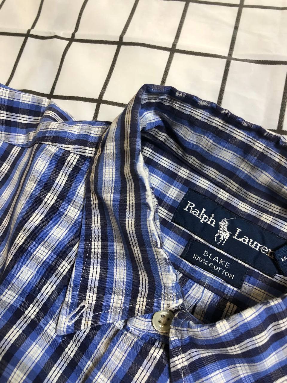 Polo Ralph Lauren Vintage Polo Ralph Lauren Plaid Button Up Shirt M Blake Size US M / EU 48-50 / 2 - 8 Thumbnail