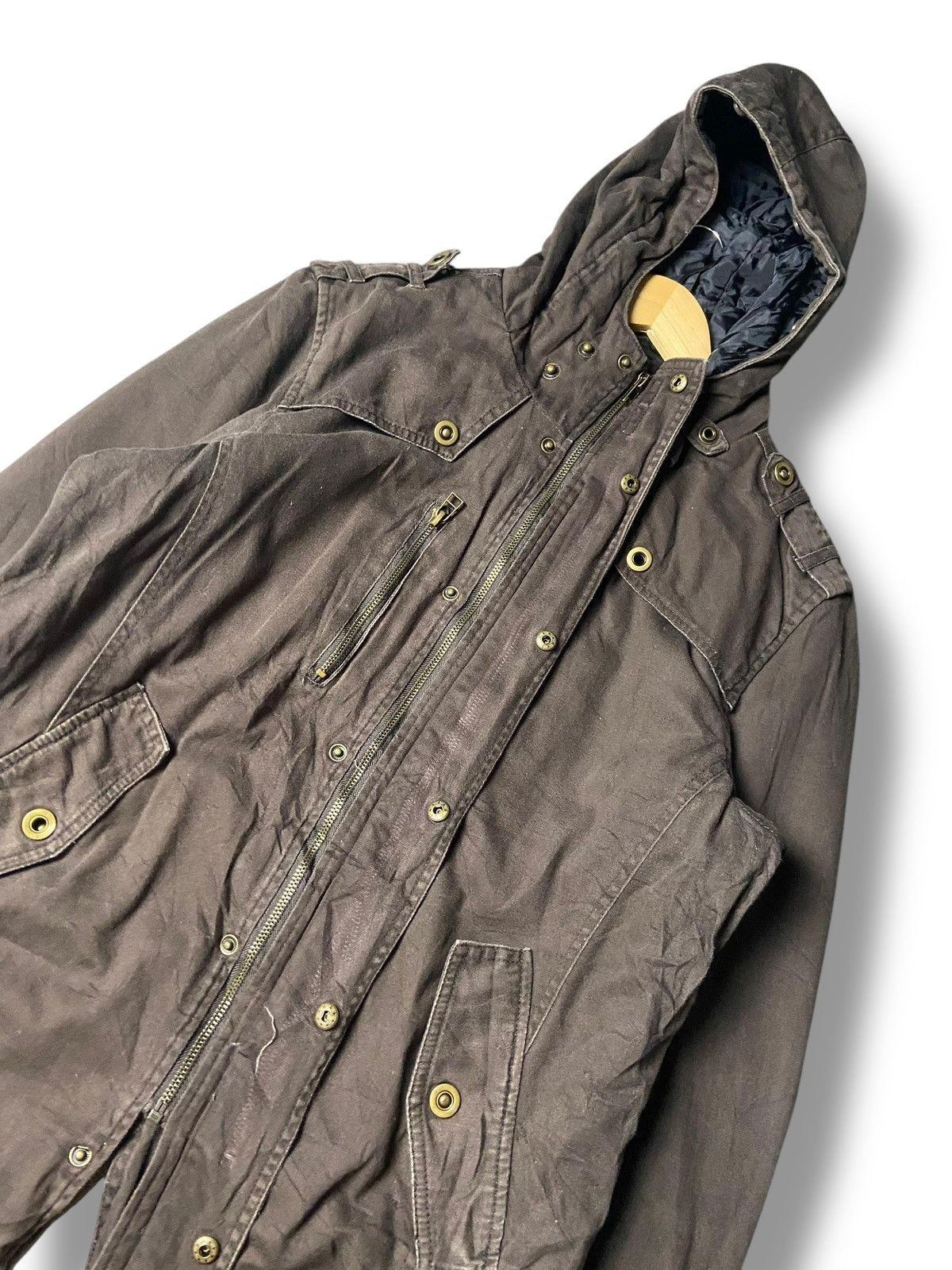 If Six Was Nine Grangesta Multi pocket Fishtail Hooded Jacket (158) Size US L / EU 52-54 / 3 - 5 Thumbnail