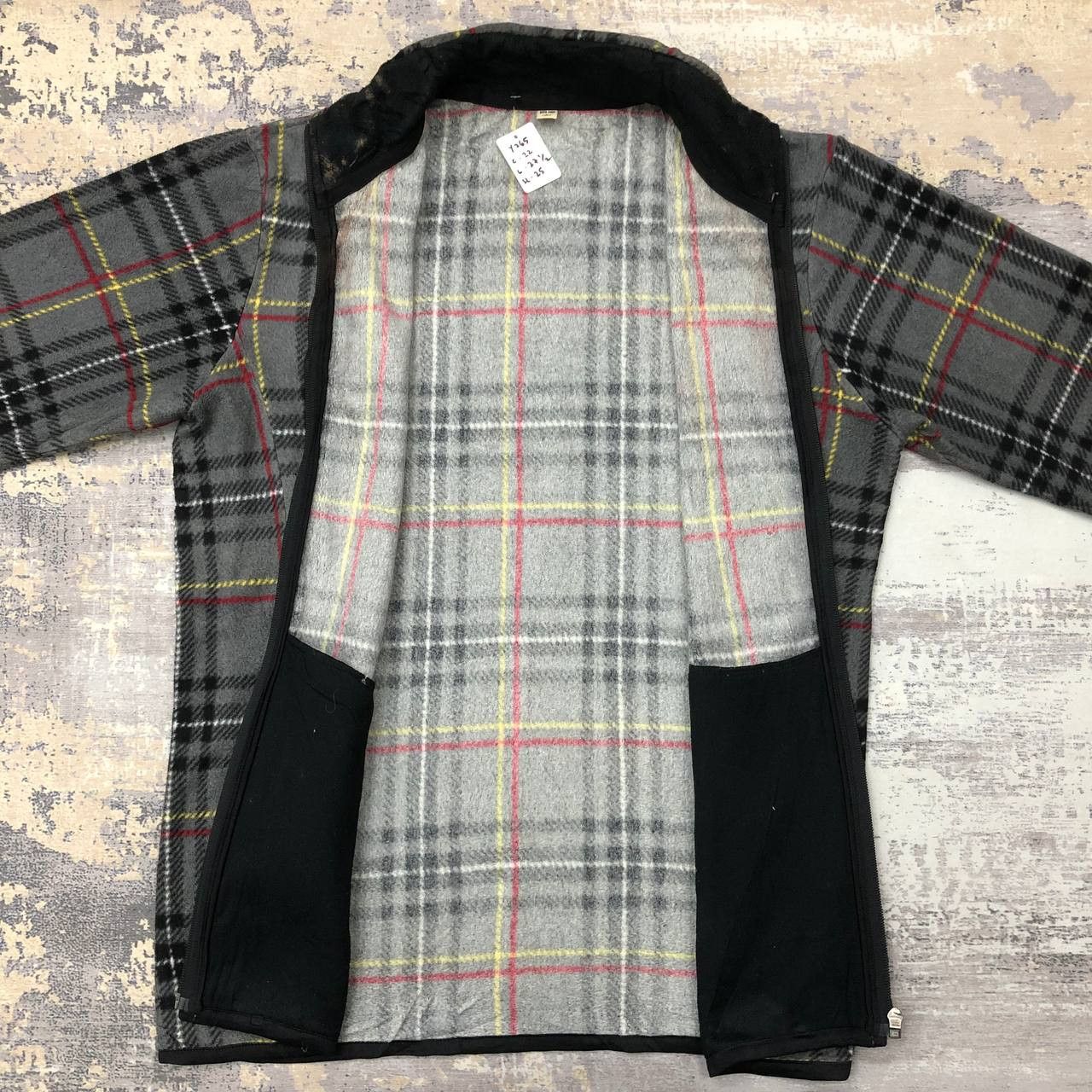 Uniqlo Y265 UNIQLO FLEECE NOVA CHECK JACKET Size US L / EU 52-54 / 3 - 4 Thumbnail