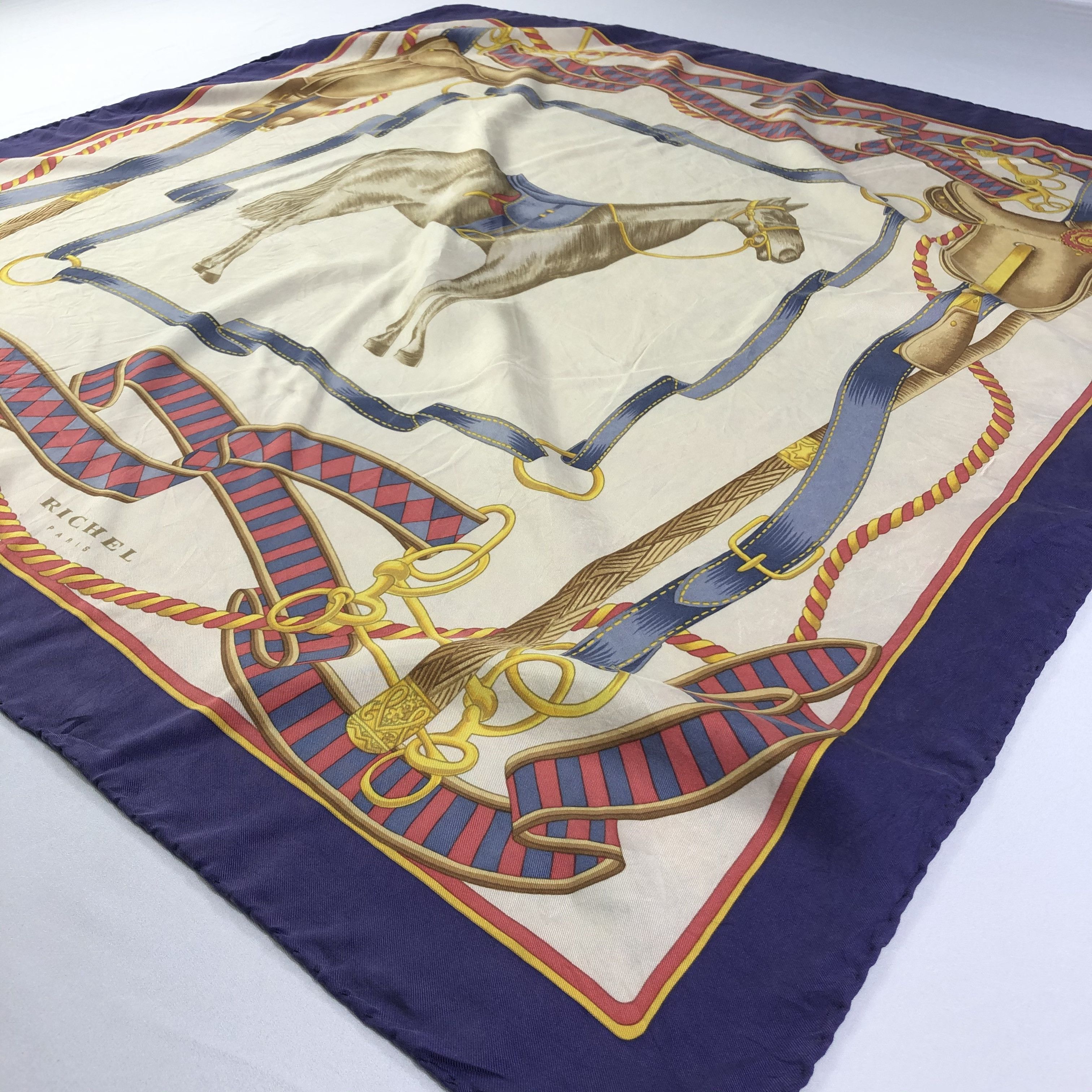 Vintage Vintage Richel Paris Silk Scarf Size ONE SIZE - 4 Thumbnail
