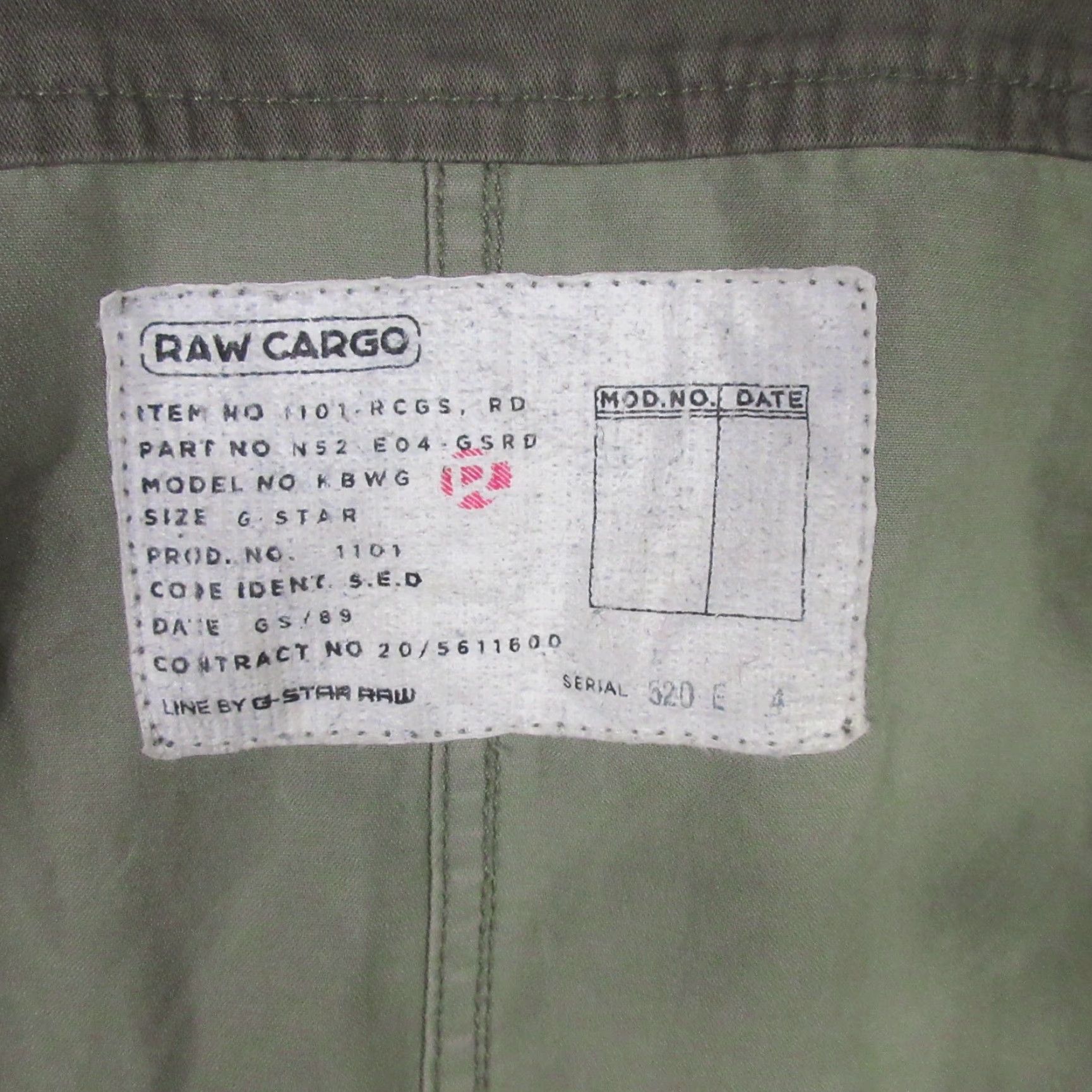 G-Star G-Star Cargo Jacket Womens 2XL Kaki Tan Military Epaulets Canvas Cotton Lightweight All Seasons Short Jacket Womens Size XXL / US 16-18 / IT 52-54 - 4 Thumbnail