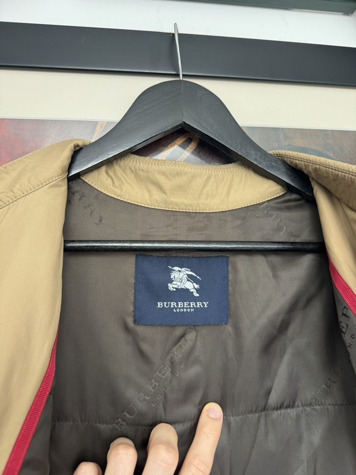 Burberry Vintage Burberry Beige Casual Jacket 90s Streetwear Designer Size US L / EU 52-54 / 3 - 6 Thumbnail