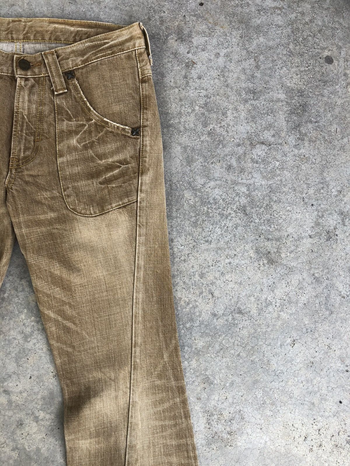 If Six Was Nine Japanese Lee Flared Jeans distressed Jeans Size US 30 / EU 46 - 5 Thumbnail