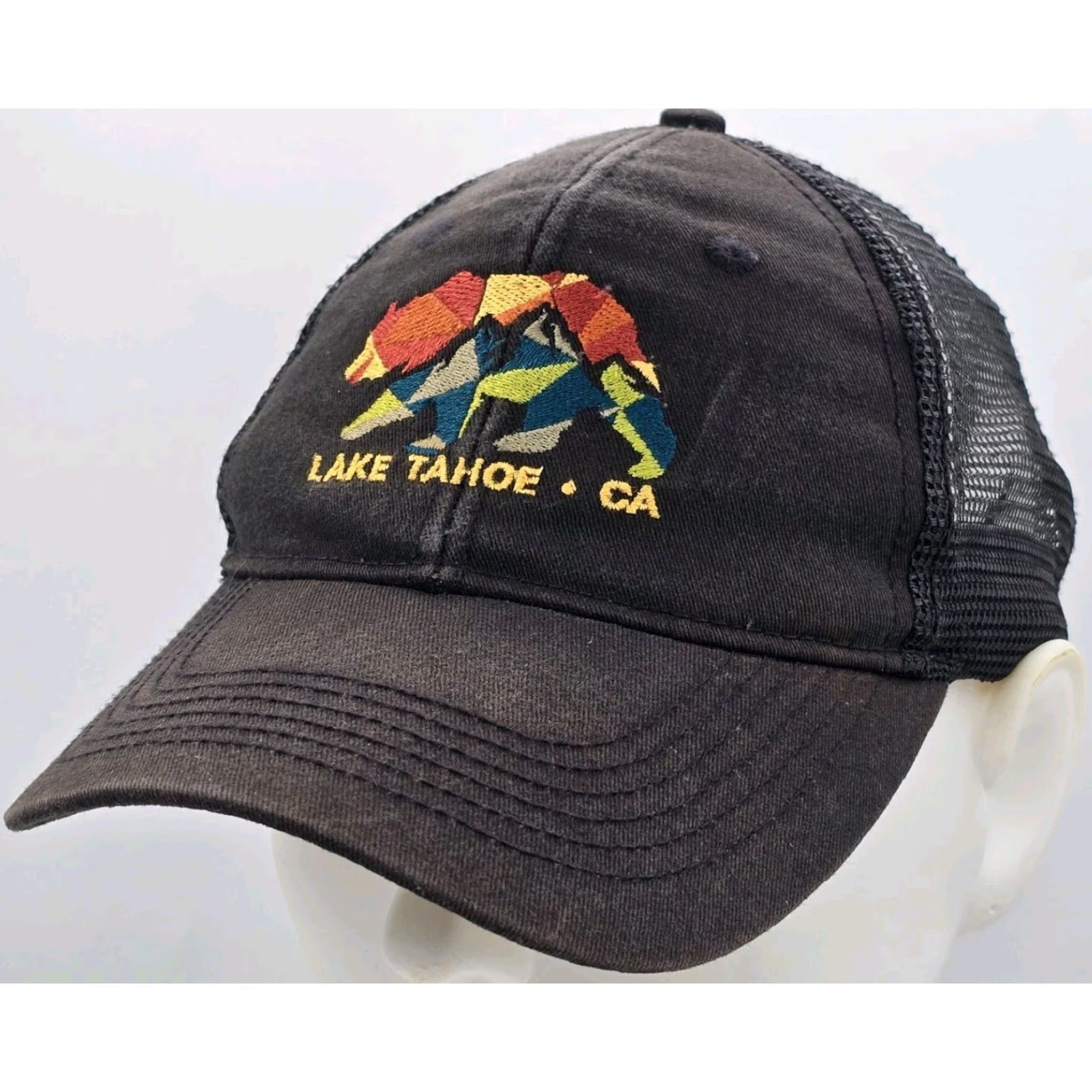 Vintage Bear Lake Tahoe California Hat Black 84 Brand Adult Snapback Baseball Cap Mens Black Bear Lake Tahoe California Hat - BLUE 84 Brand Adult Snapback Cap Size ONE SIZE - 2 Thumbnail