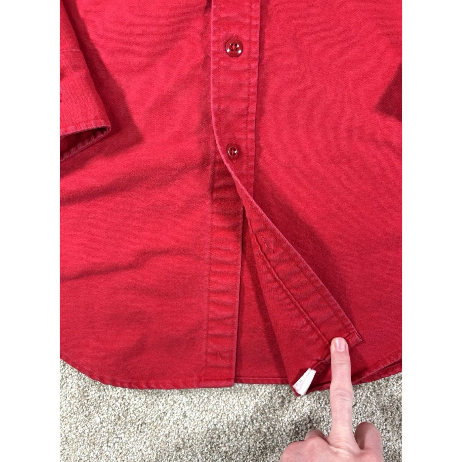 Vintage VINTAGE Woolrich Button-Up Shirt Mens M Flannel Heavyweight Red Long Sleeve Classic Cookbook? Size US M / EU 48-50 / 2 - 5 Thumbnail