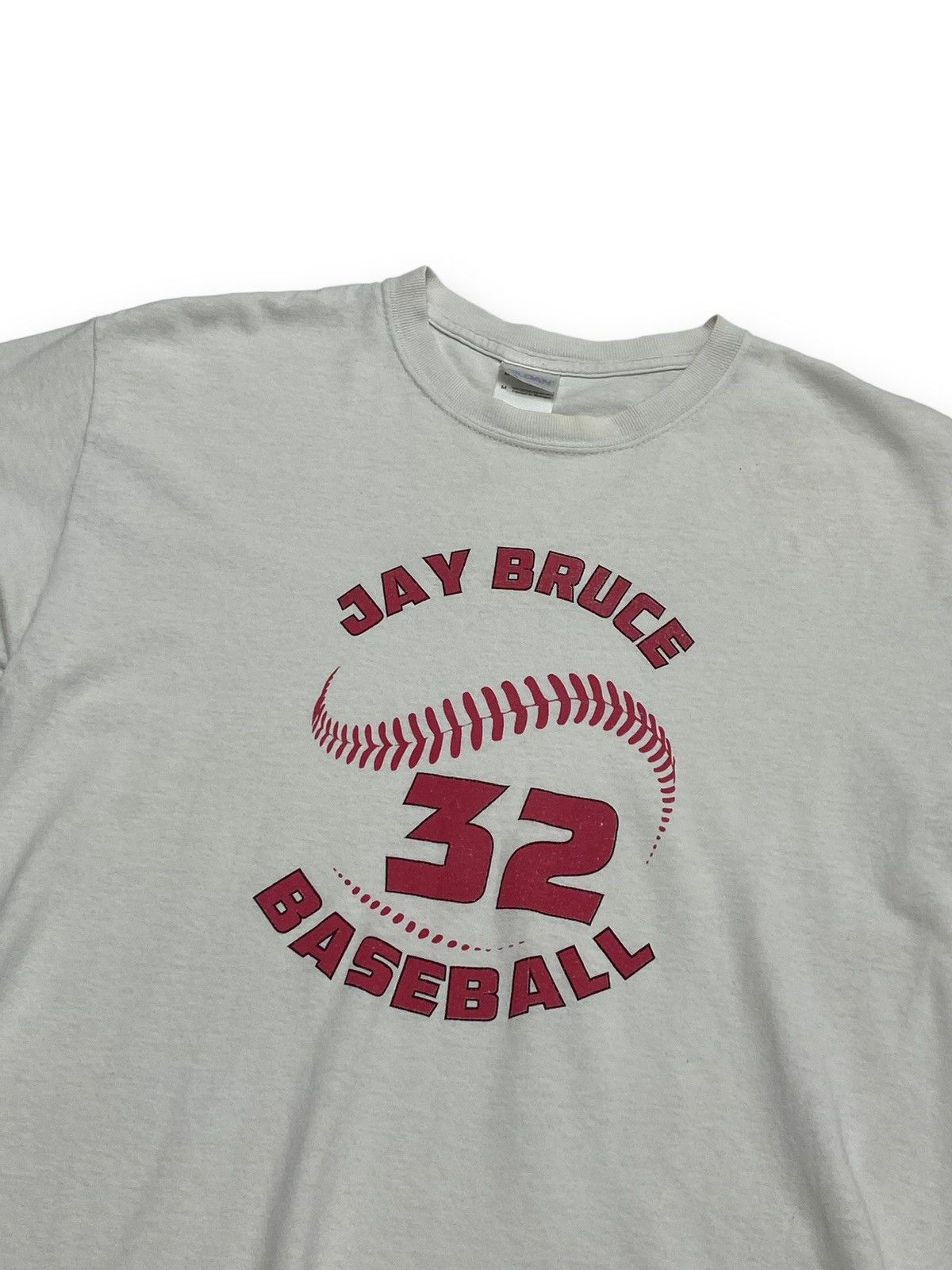 MLB Vintage JAY BRUCE Baseball Big Logo White T Shirt Size US S / EU 44-46 / 1 - 2 Thumbnail