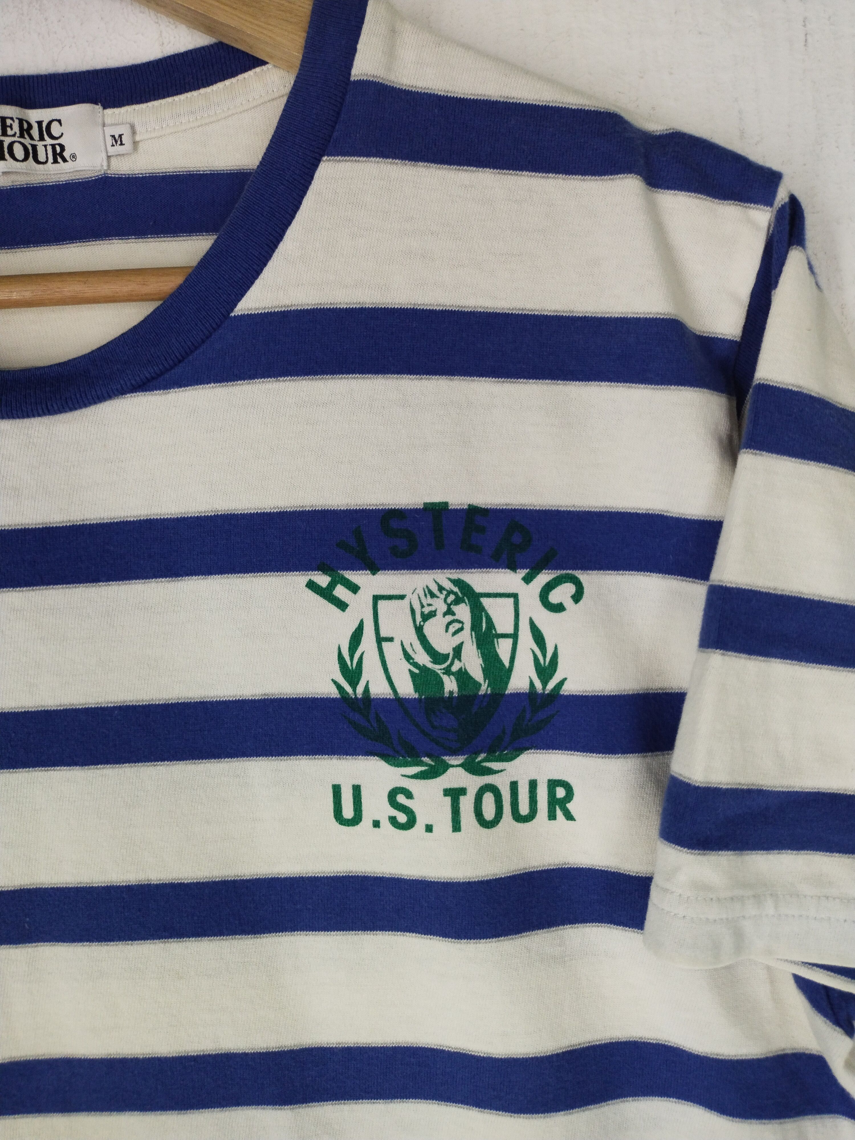 Hysteric Glamour Hysteric Glamour U.S Tour Hysteric Stripe Tee Size US M / EU 48-50 / 2 - 3 Thumbnail