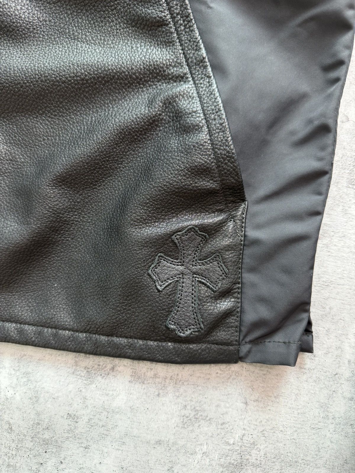 Chrome Hearts Chrome Heart Nylon Leather Jacket Size US M / EU 48-50 / 2 - 5 Thumbnail