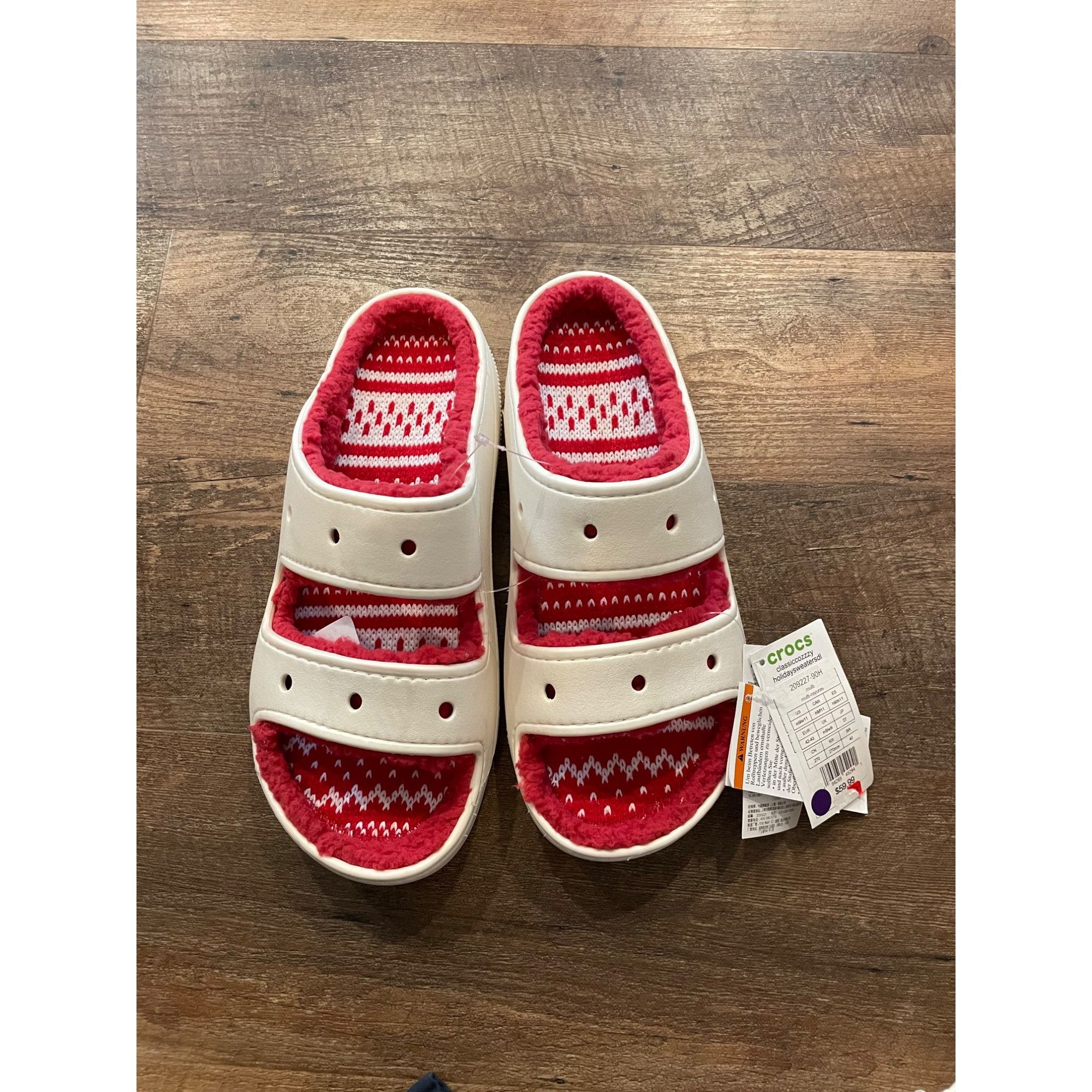 Crocs CROCS CLASSIC COZZZY SWEATER SANDAL Slide Size Men 9 Women 1 Size US 11 / EU 44 - 3 Thumbnail