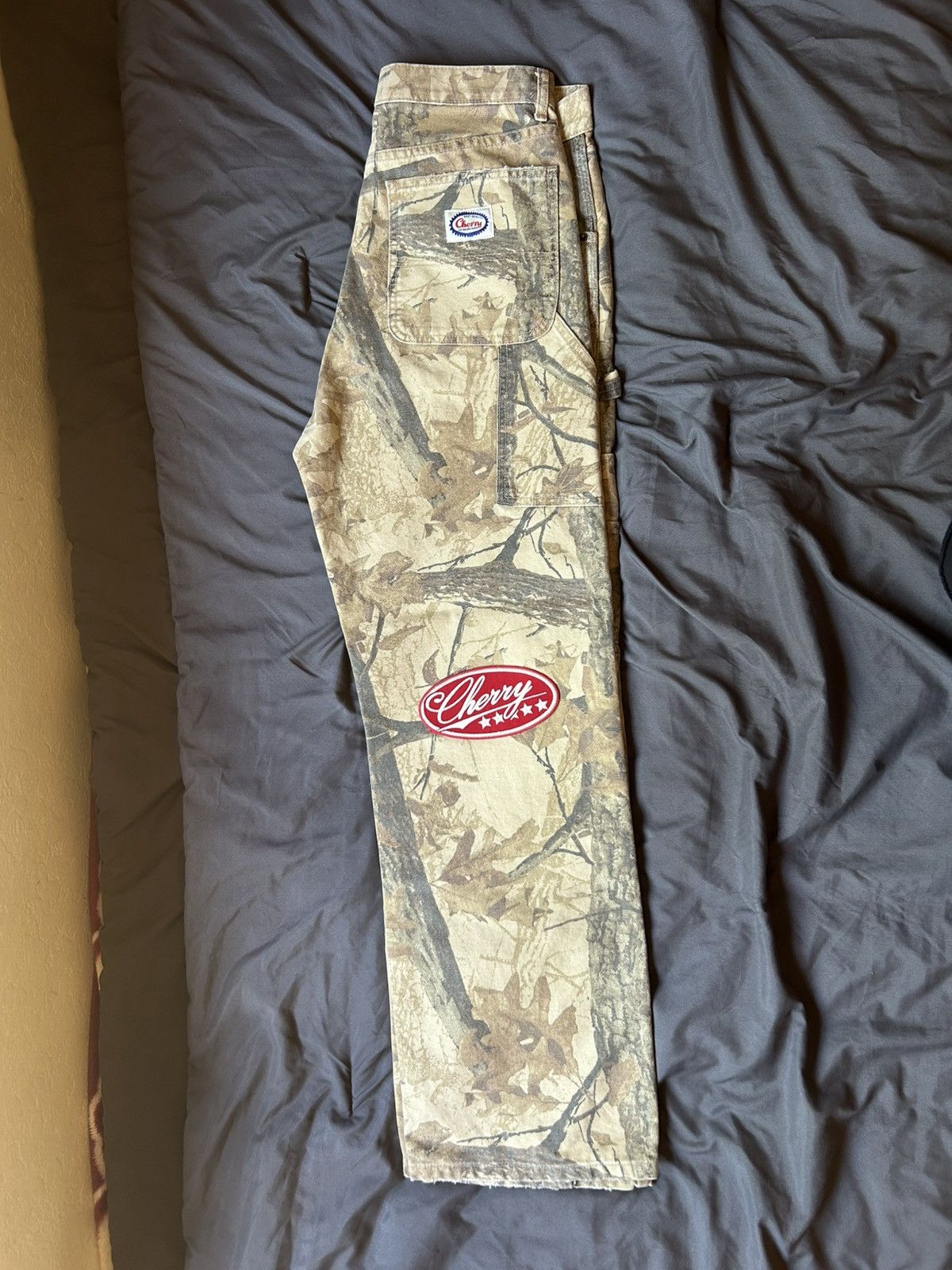 Cherry LA Mossy Oak Double Knee Carpenter Pants Size US 32 / EU 48 - 3 Thumbnail