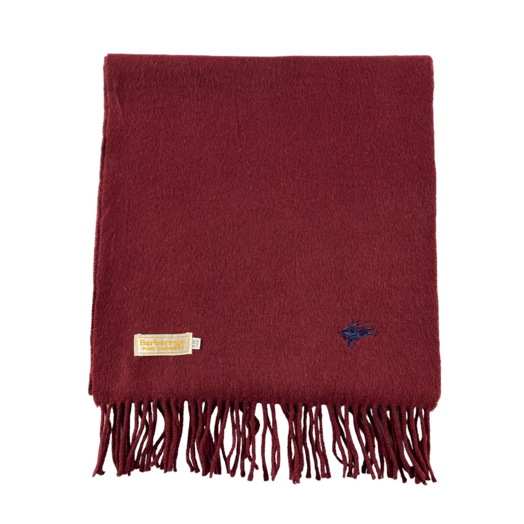 Burberry × Vintage Burberry Scarf / Muffler / Neckwear - WW1569 Size ONE SIZE - 3 Thumbnail